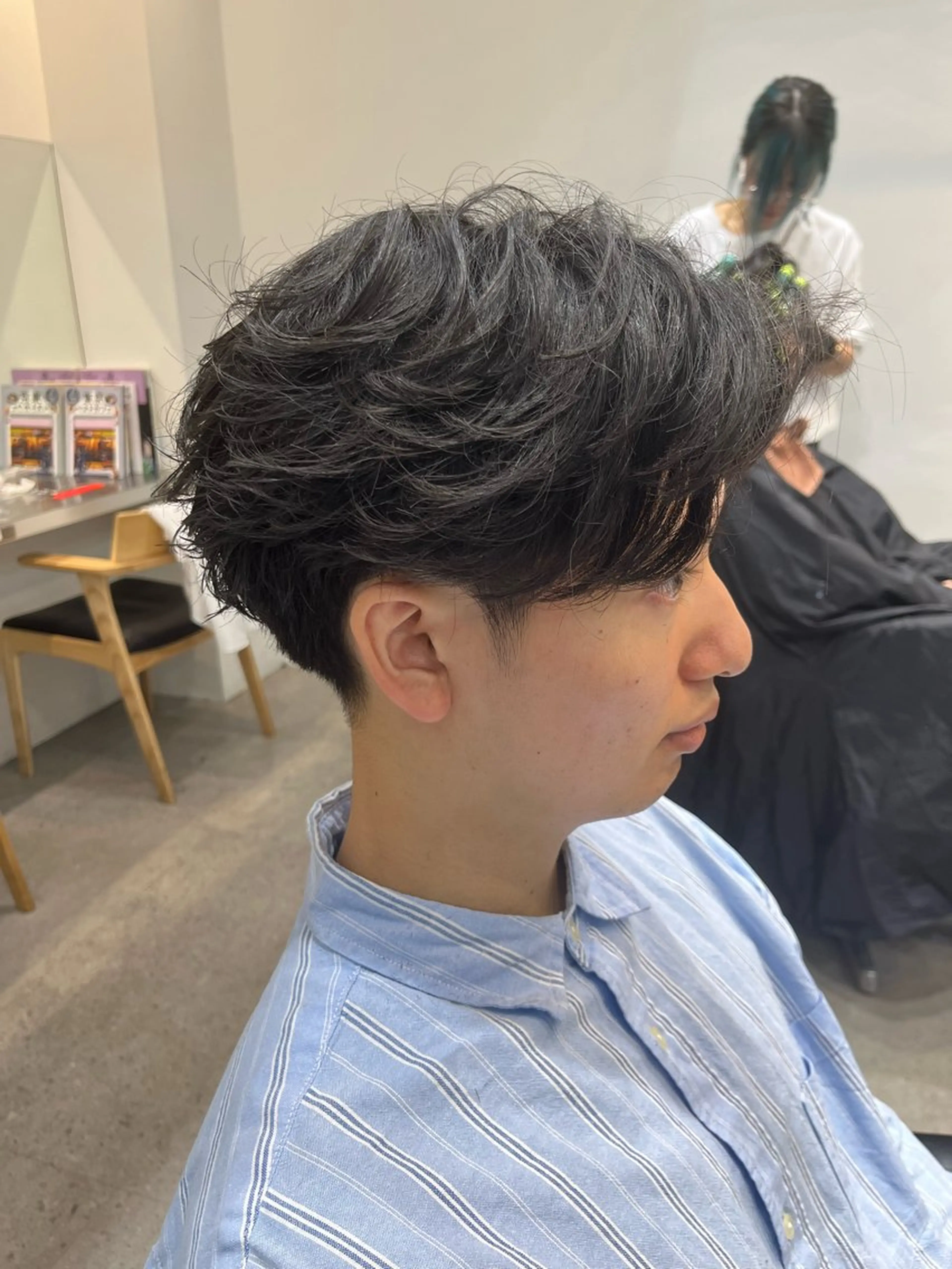 パーマ メンズ カット パーマ fifth 桐山 蒼史のヘアスタイル