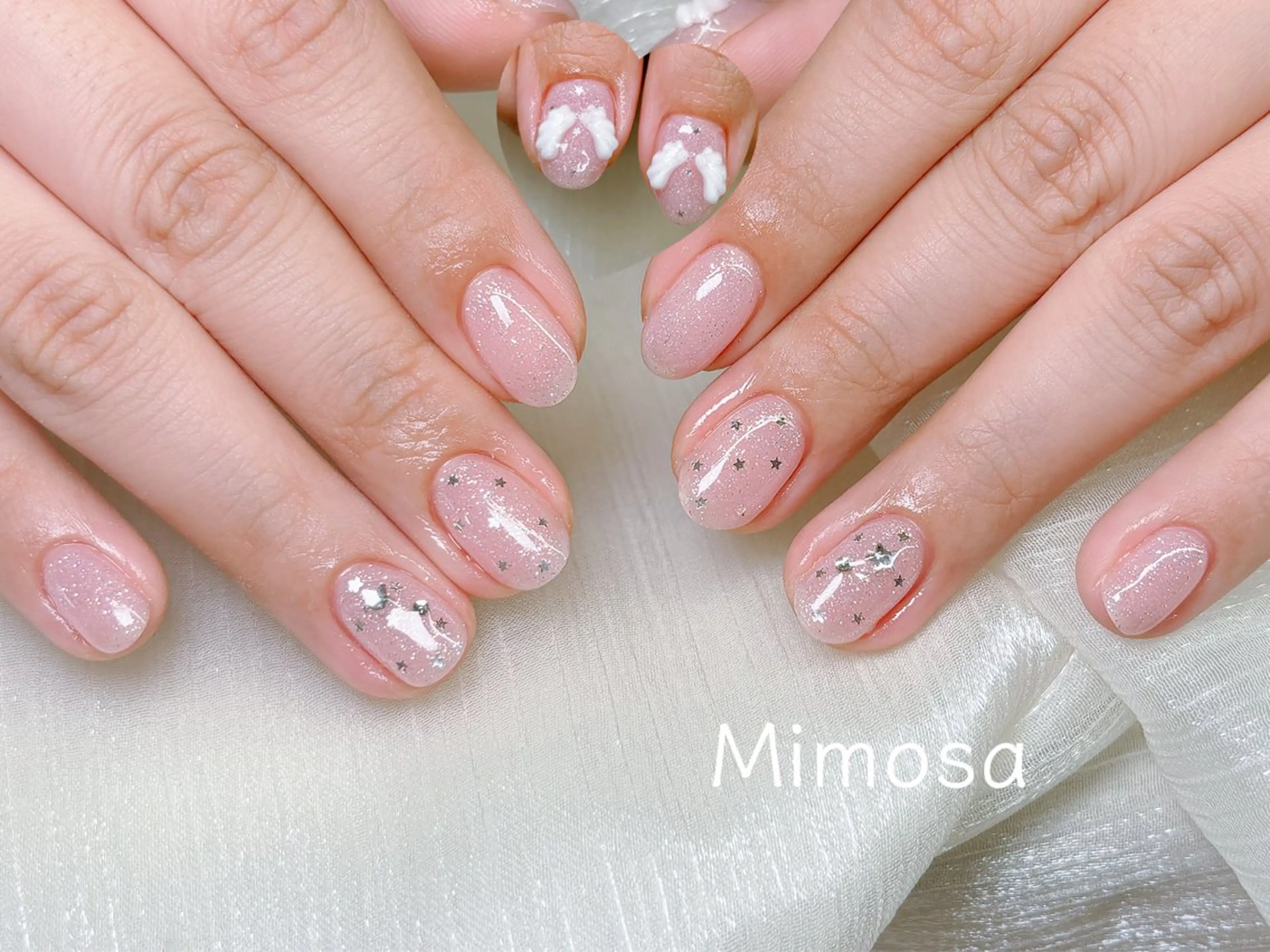 ネイル ハンドネイル 💛Mimosa💛 吉祥寺のネイルデザイン