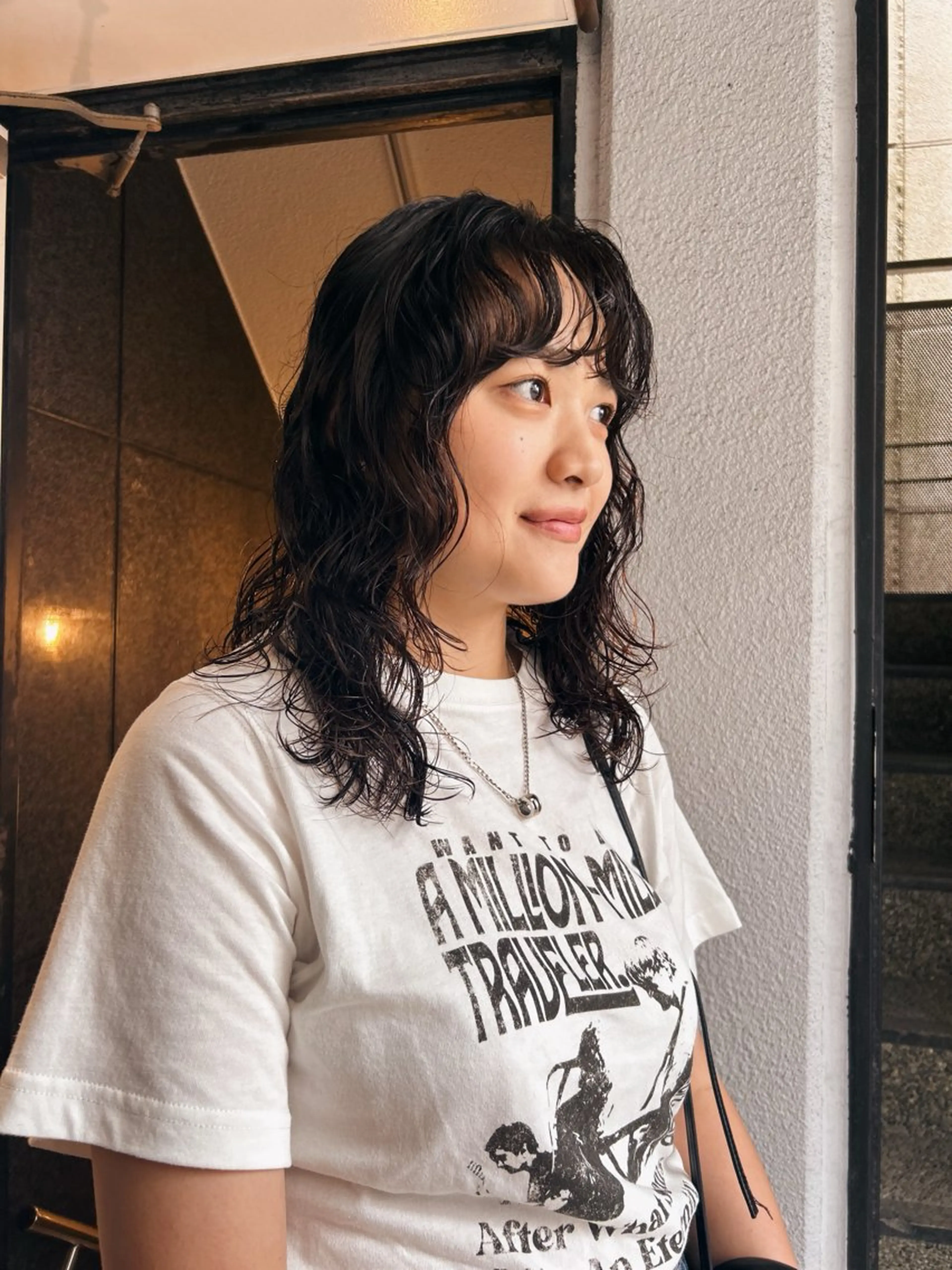 セミロング カット ヘアカラー パーマ トリートメント 似合わせパーマ 🌼カンナのヘアスタイル