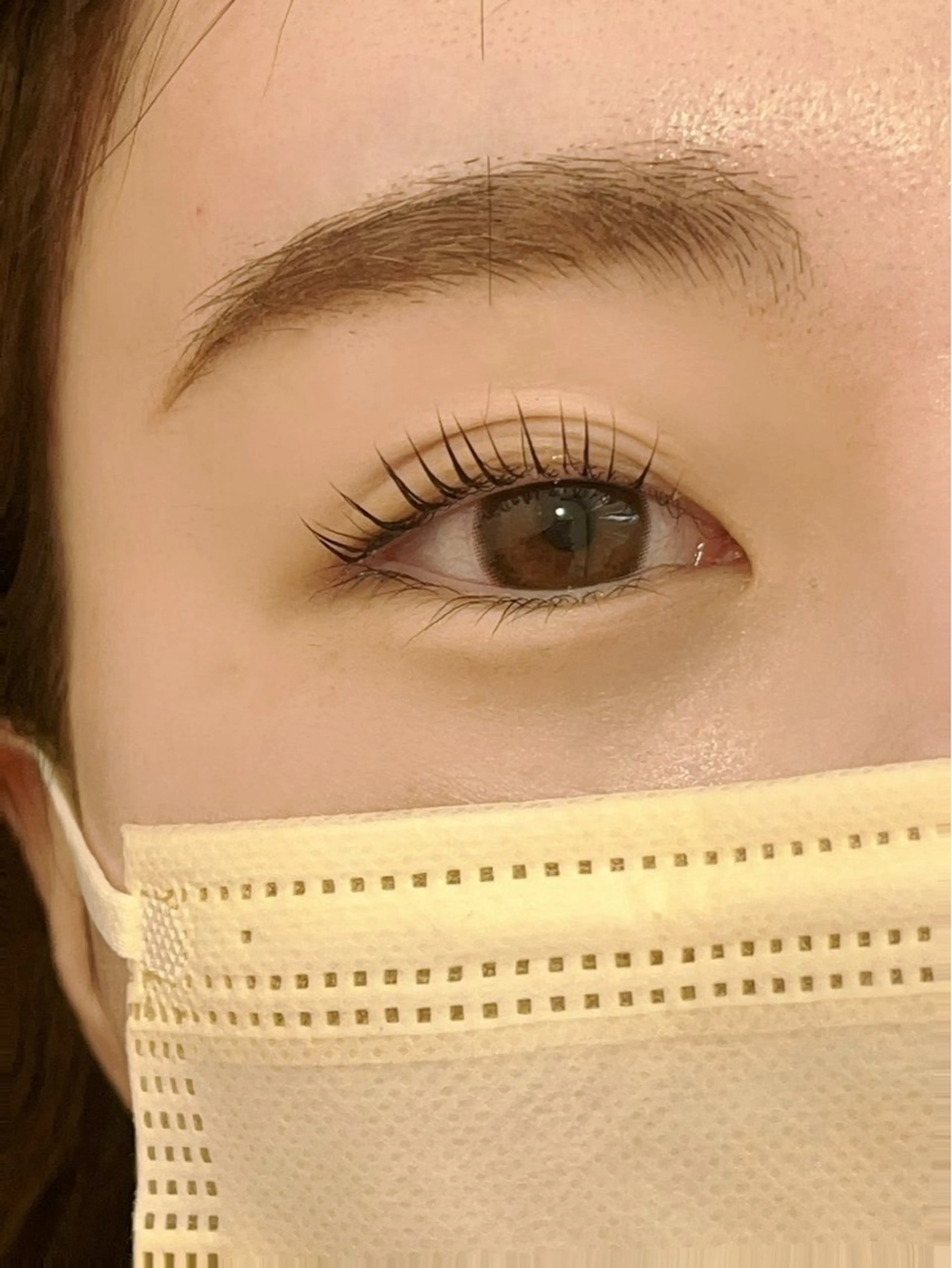 ラッシュリフト❤︎（まつげパーマ）＋泡シャンプー🫧＋内部補修トリートメント＋美容液配合コーティングトリートメント付きの写真