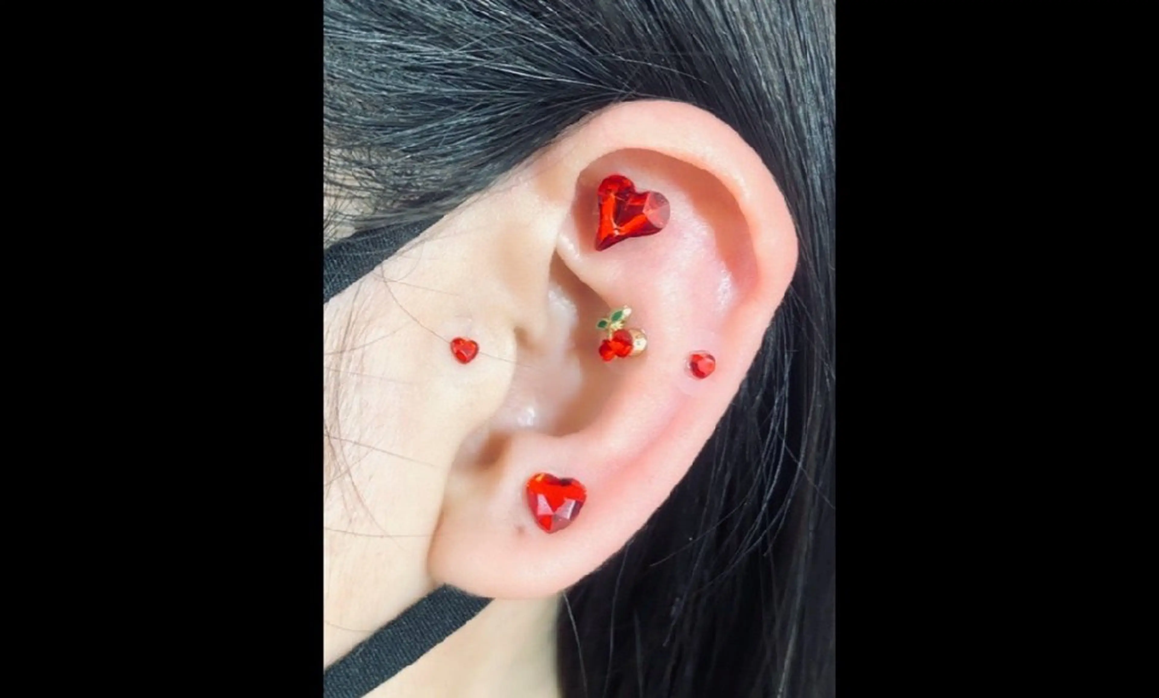 耳つぼジュエリー💎🩷】可愛いパーツやストーン選び放題/30分つけ放題✨の写真