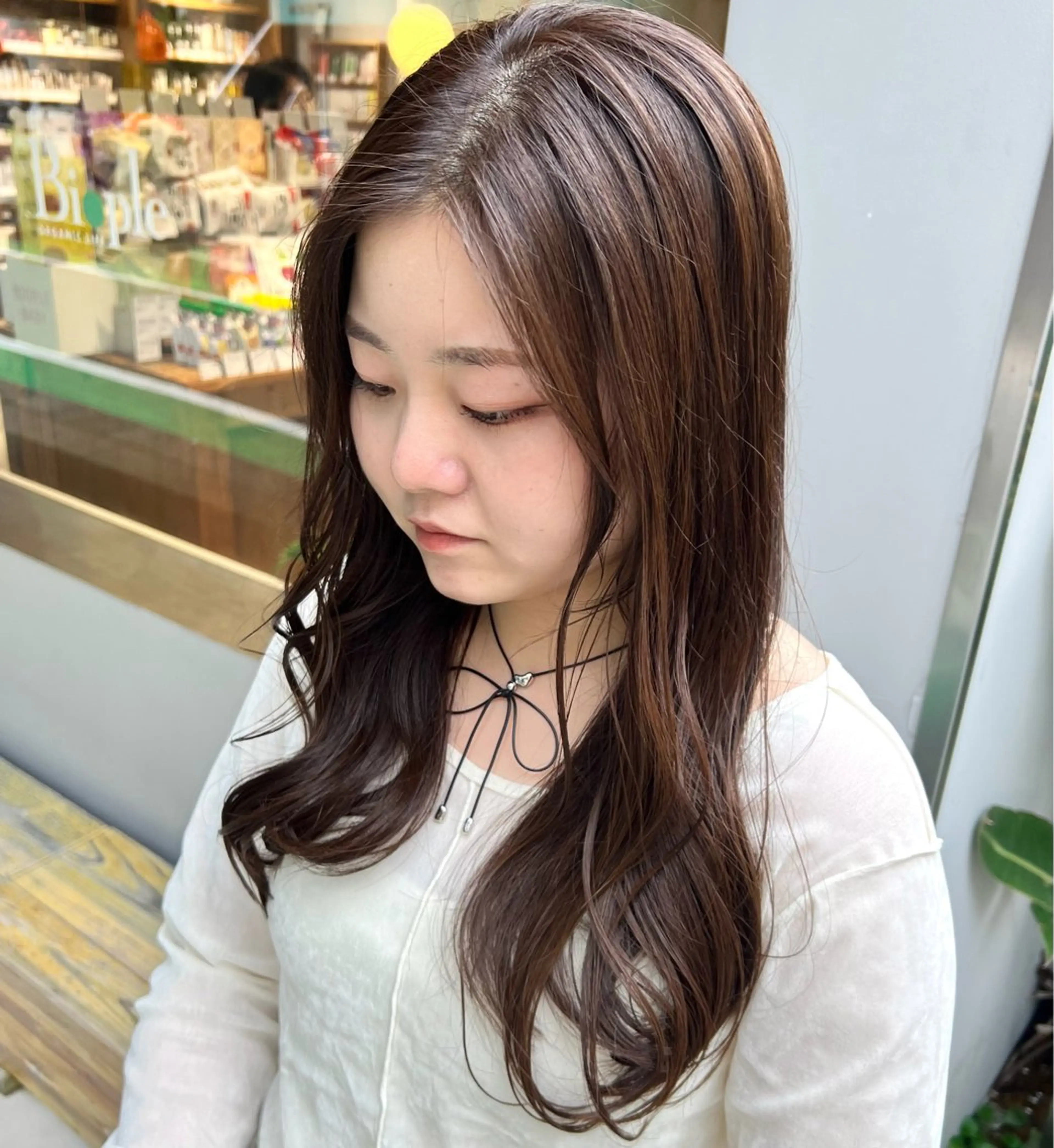 ロング カラー ヘアカラー トリートメント KIHO ｜Bond 三軒茶屋のヘアスタイル