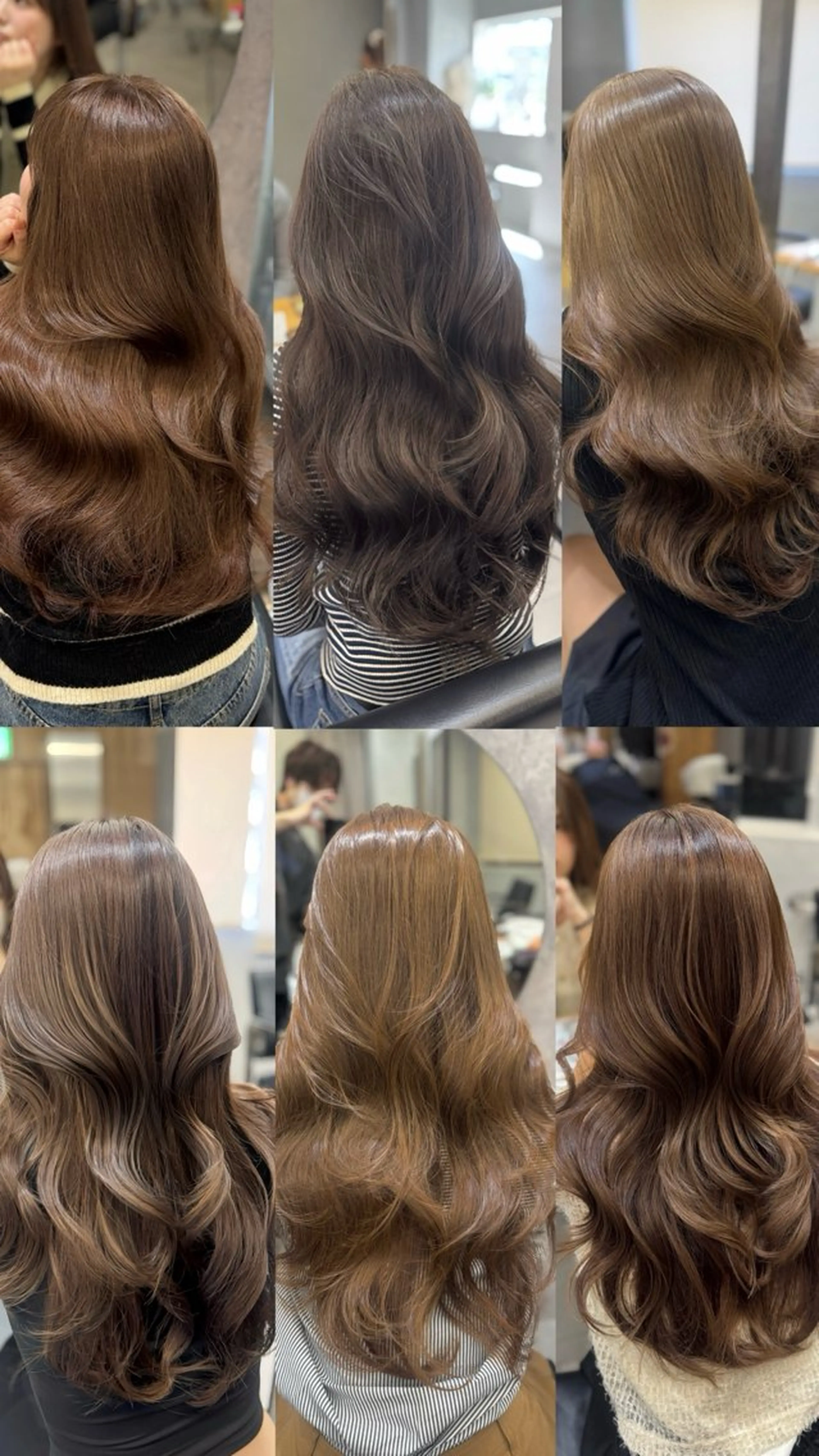 ロング カラー 宮本 優のヘアスタイル