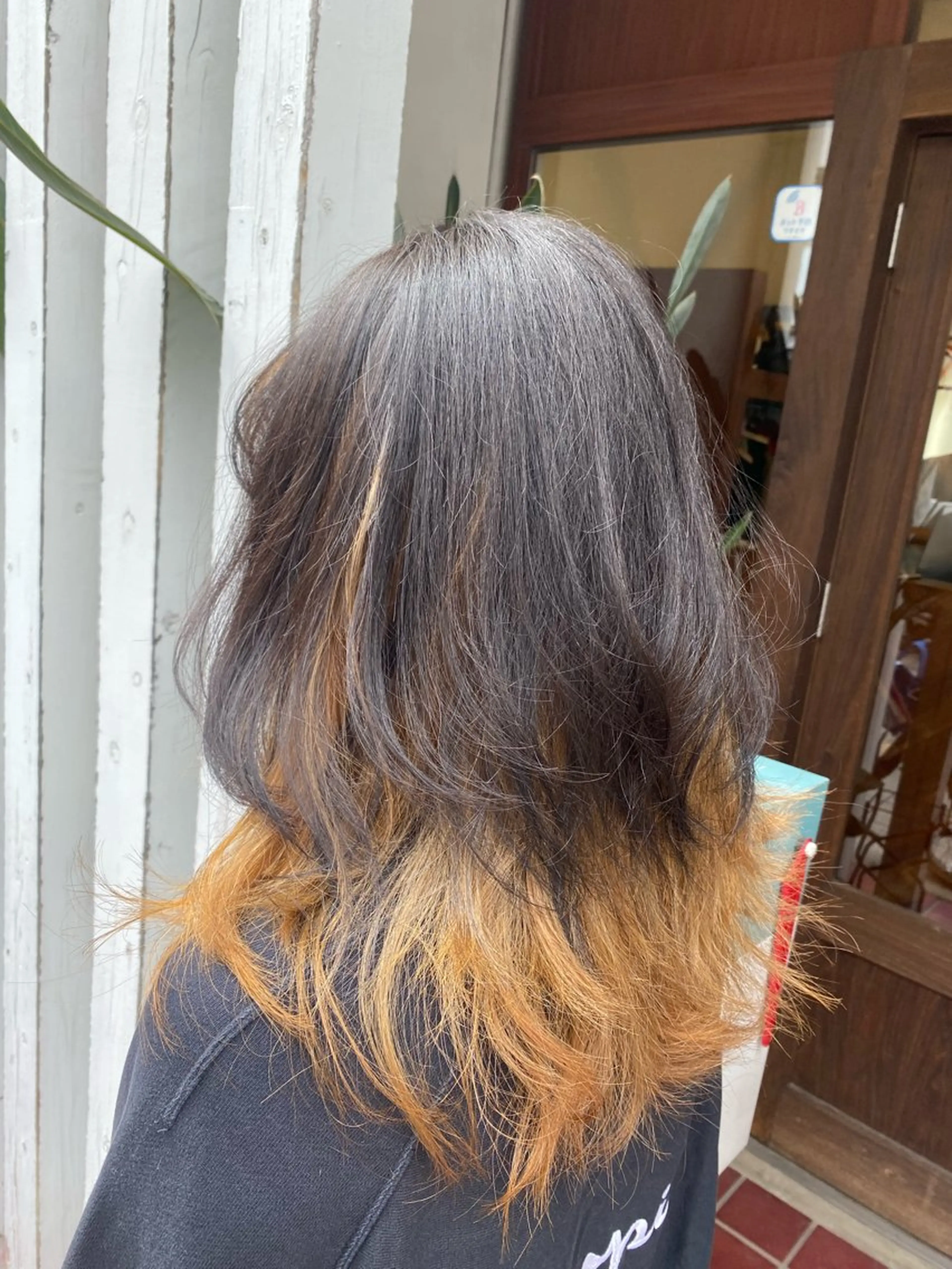 セミロング ヘアカラー トリートメント 🩶西 雪乃/透明感 くすみカラー🫧のヘアスタイル