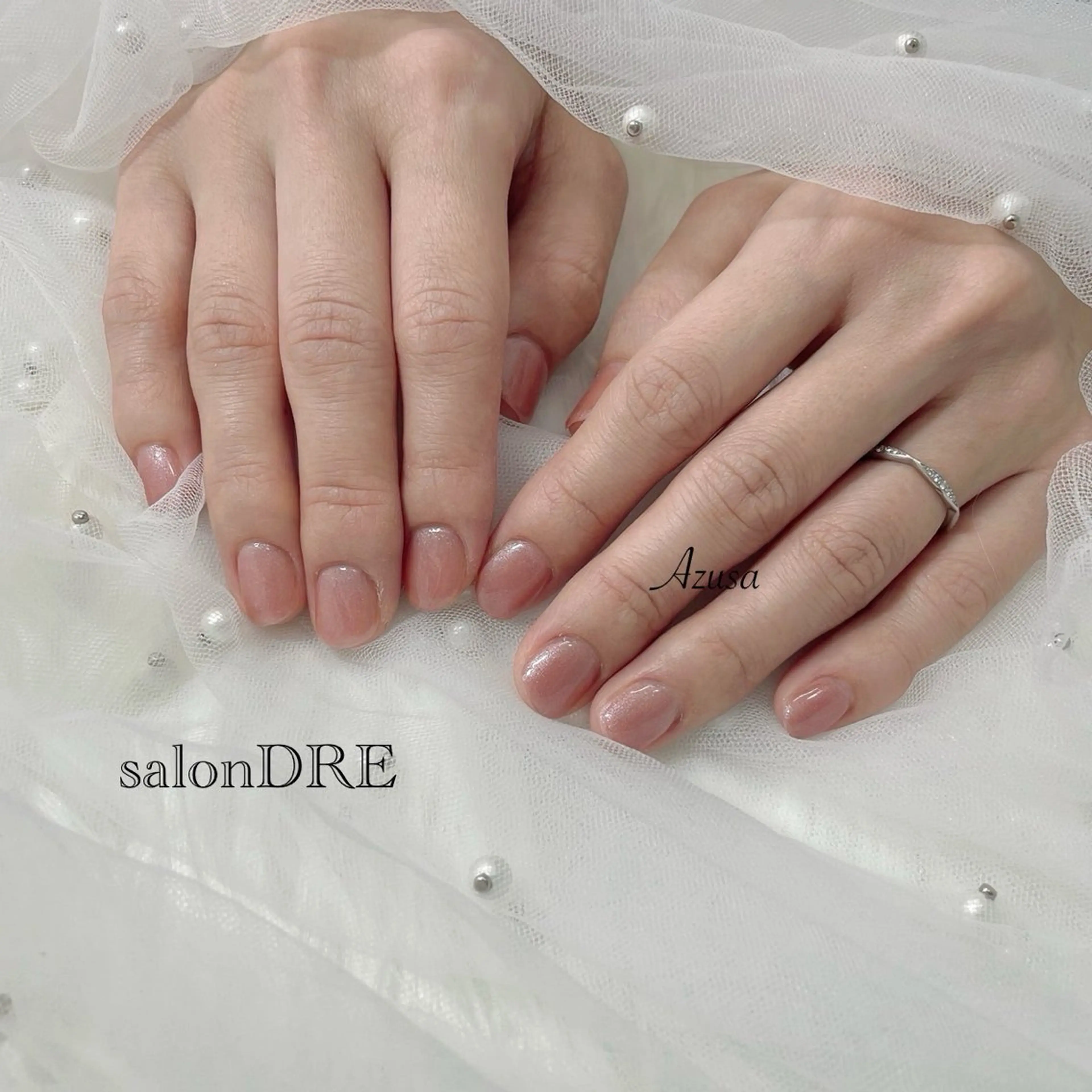 ネイル オフィスネイル シンプルネイル ハンドネイル salonDRE AZUSAのネイルデザイン