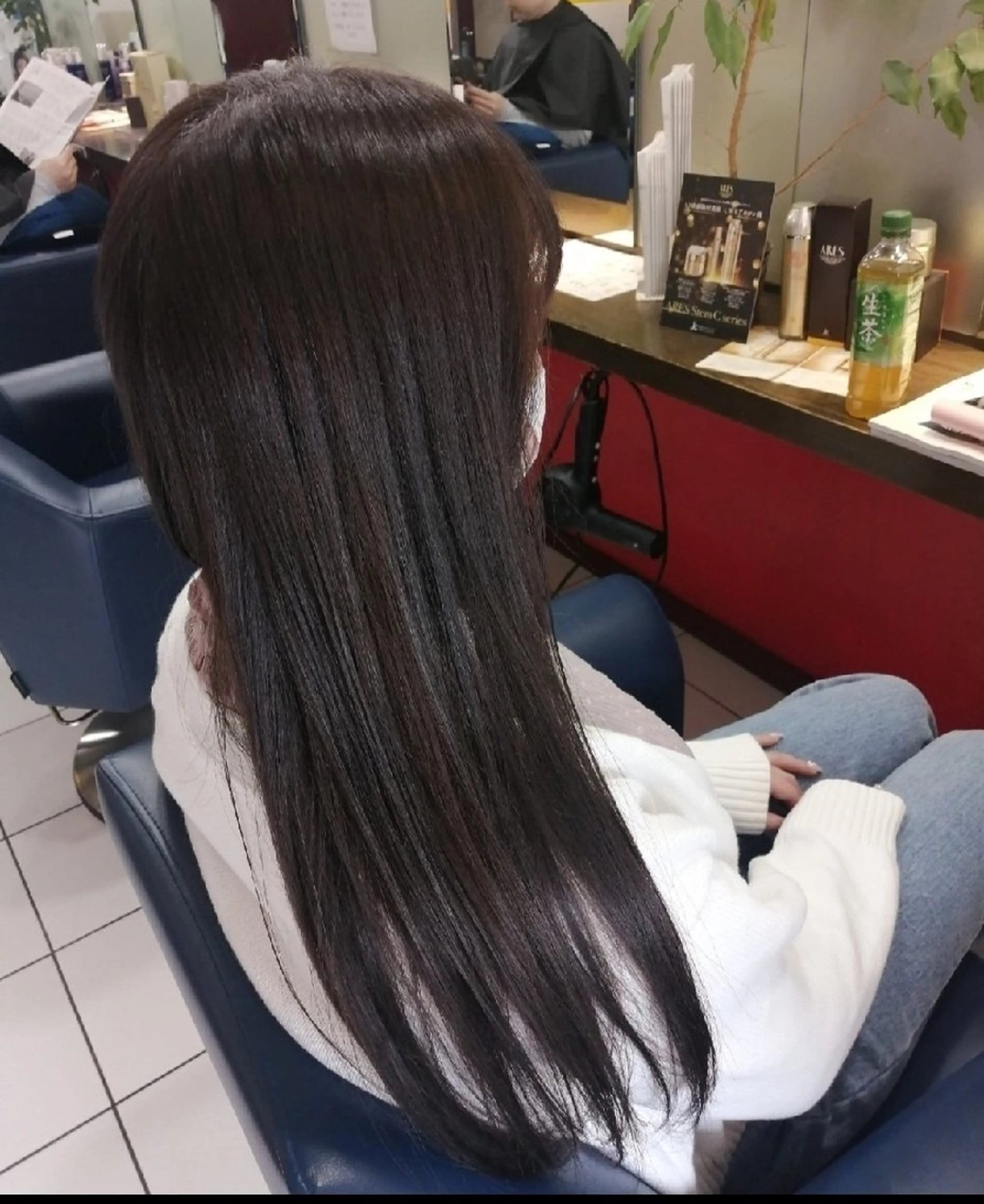 ロング カラー D/i |Y/no. 〈夜スパ17時〜〉のヘアスタイル