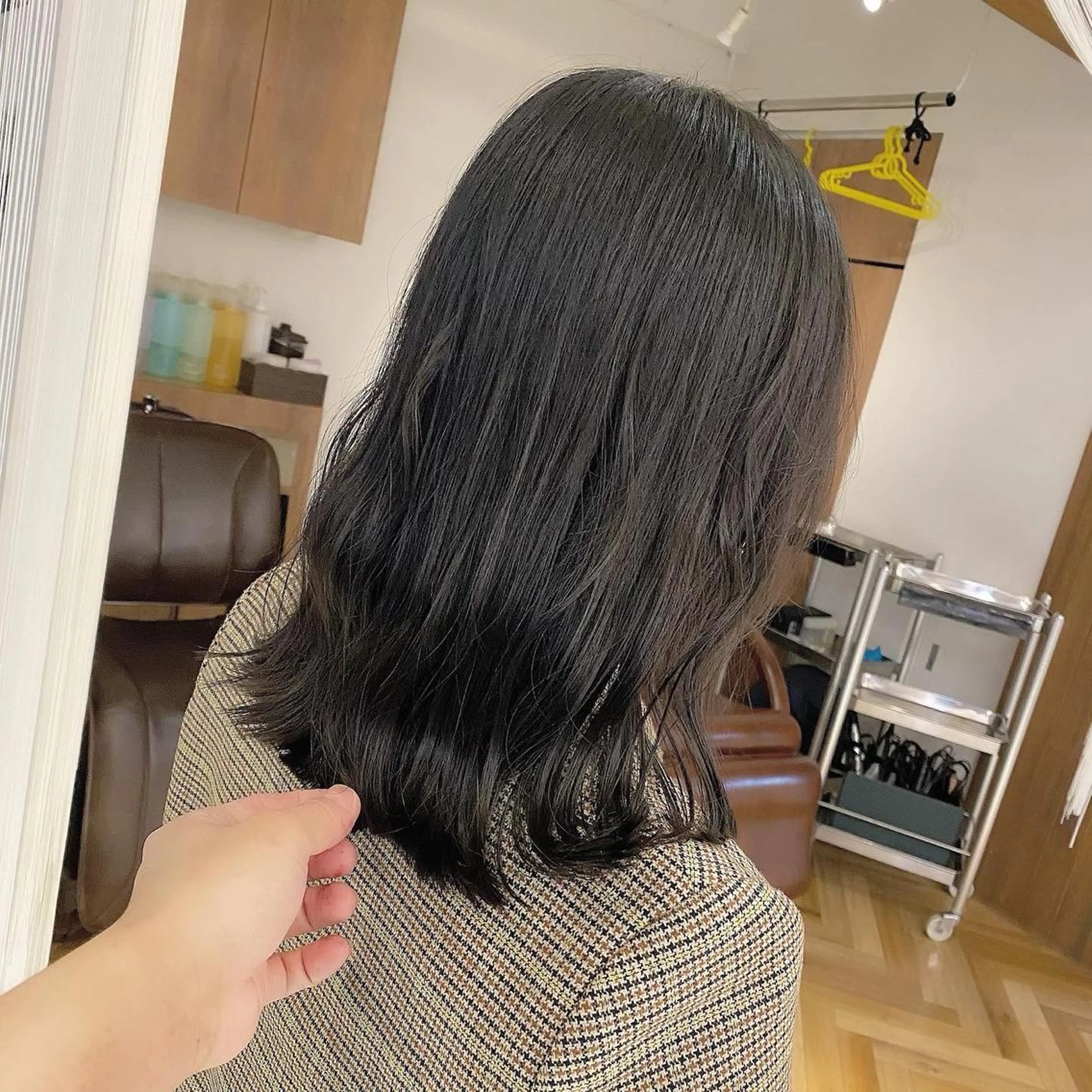 セミロング ヘアアレンジ 髪質改善特化 安東駿介のヘアスタイル