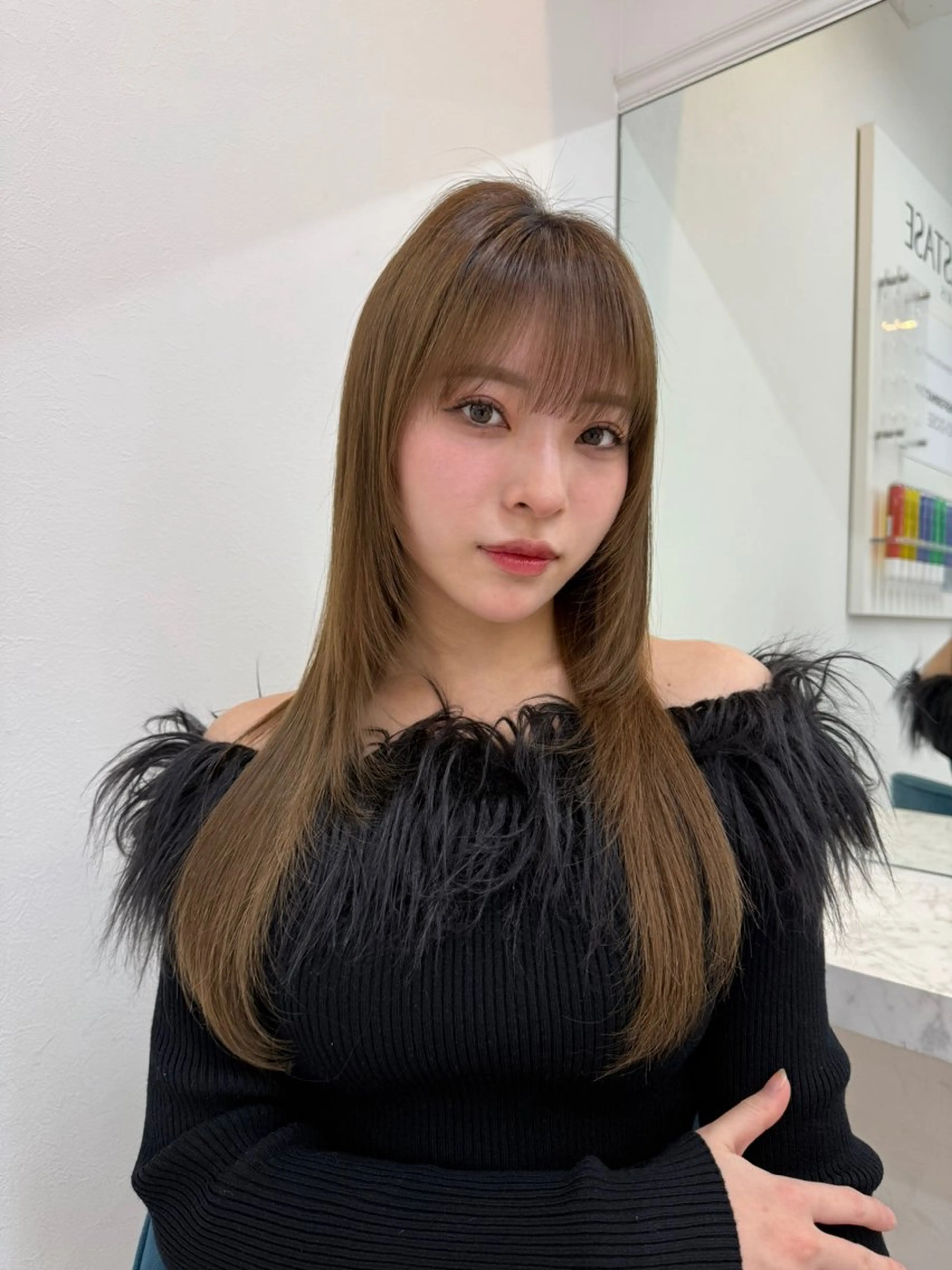 ロング きむらさくら/透明感 /レイヤーカットのヘアスタイル