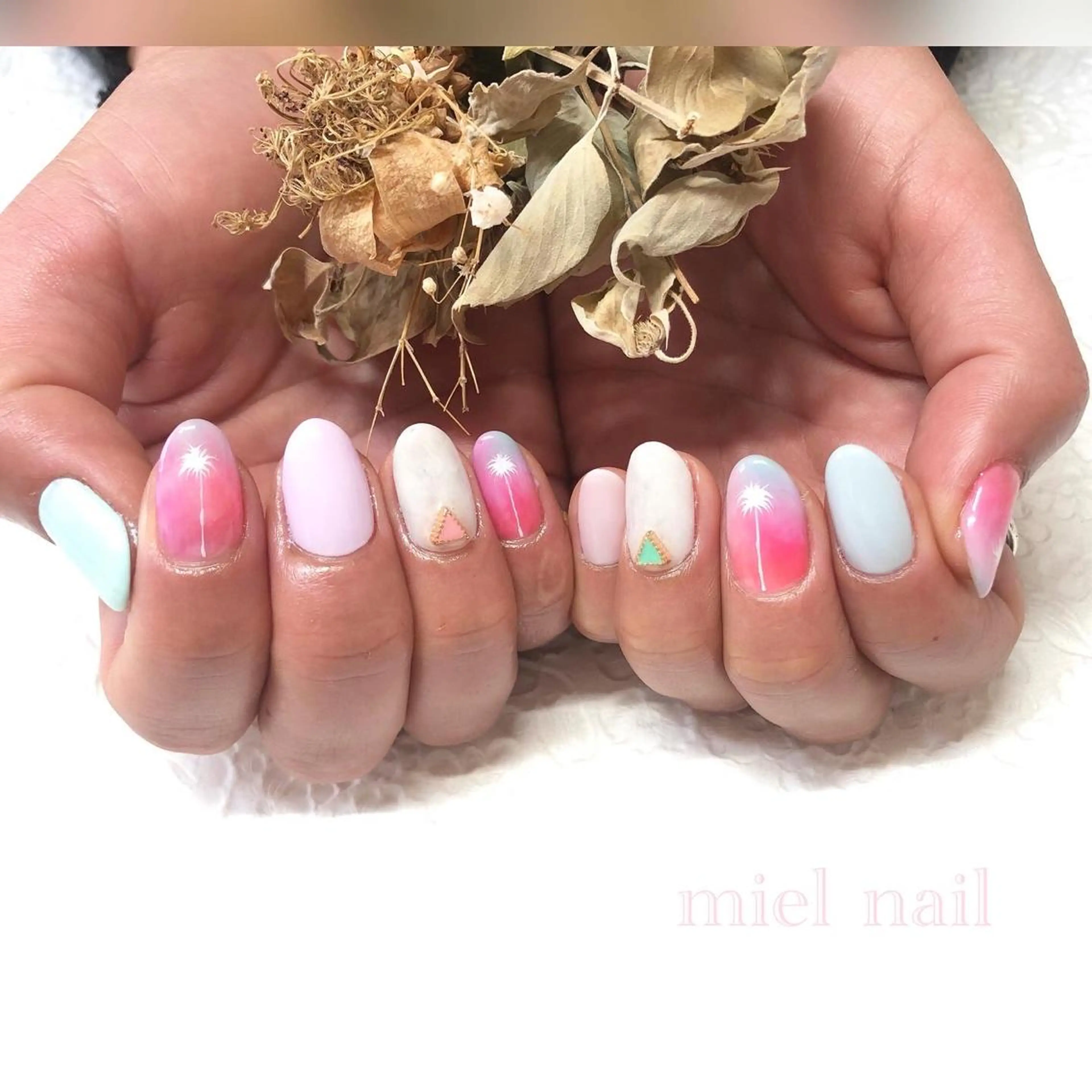 ネイル ハンドネイル miel nailのネイルデザイン