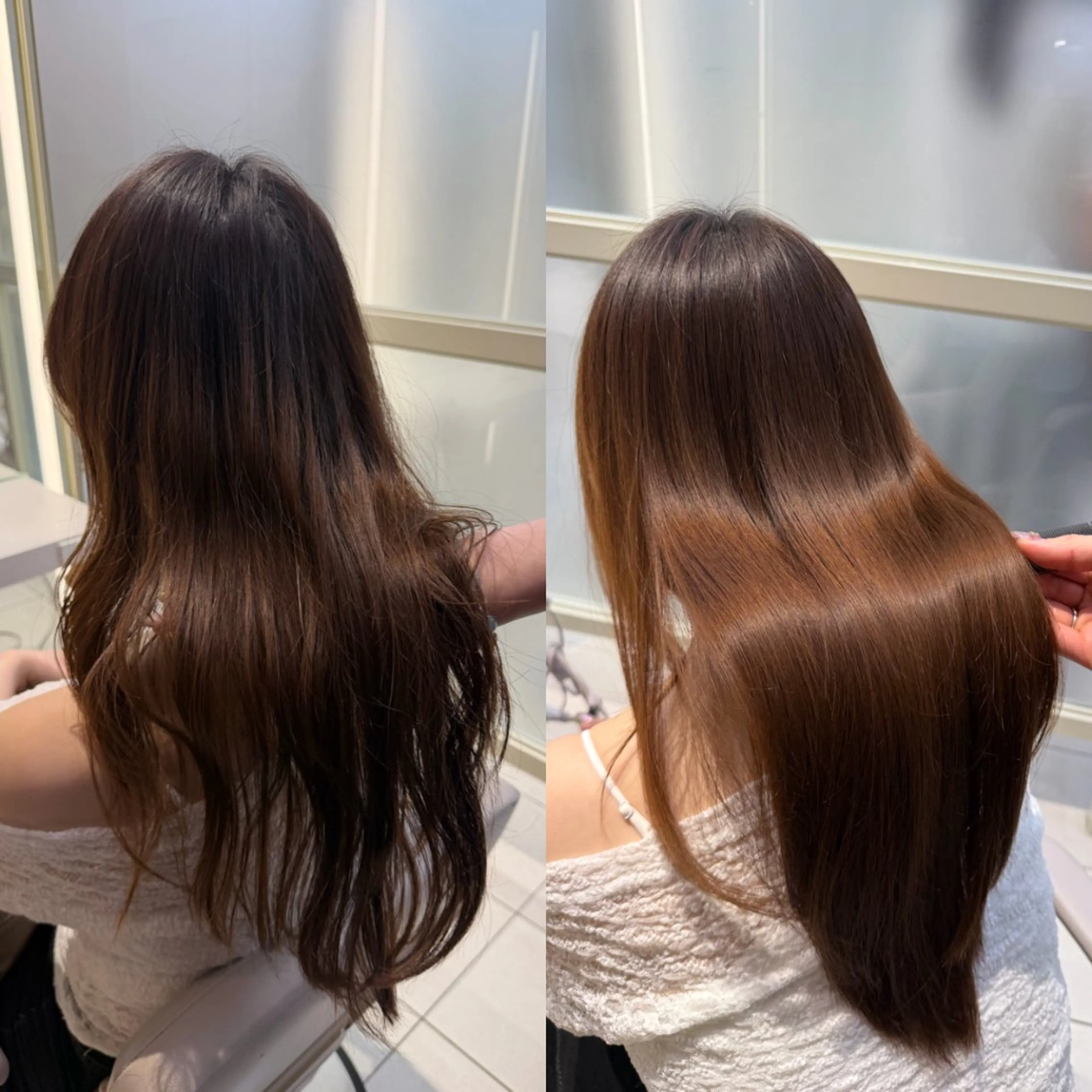 ロング カラー ヘアカラー トリートメント 笹澤 奈央のヘアスタイル