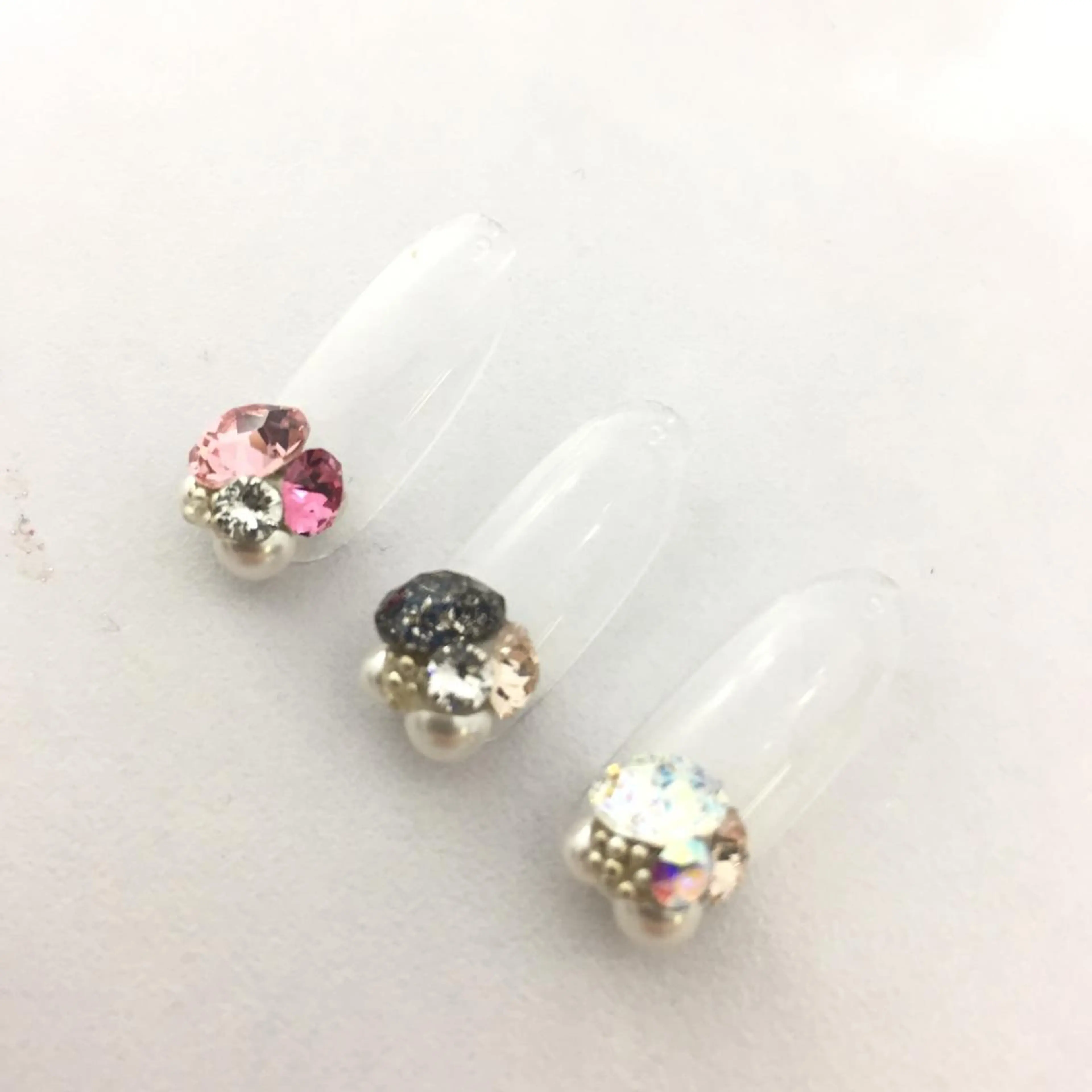 ネイル ストーンネイル パラジェル取扱サロン rosa nailのネイルデザイン