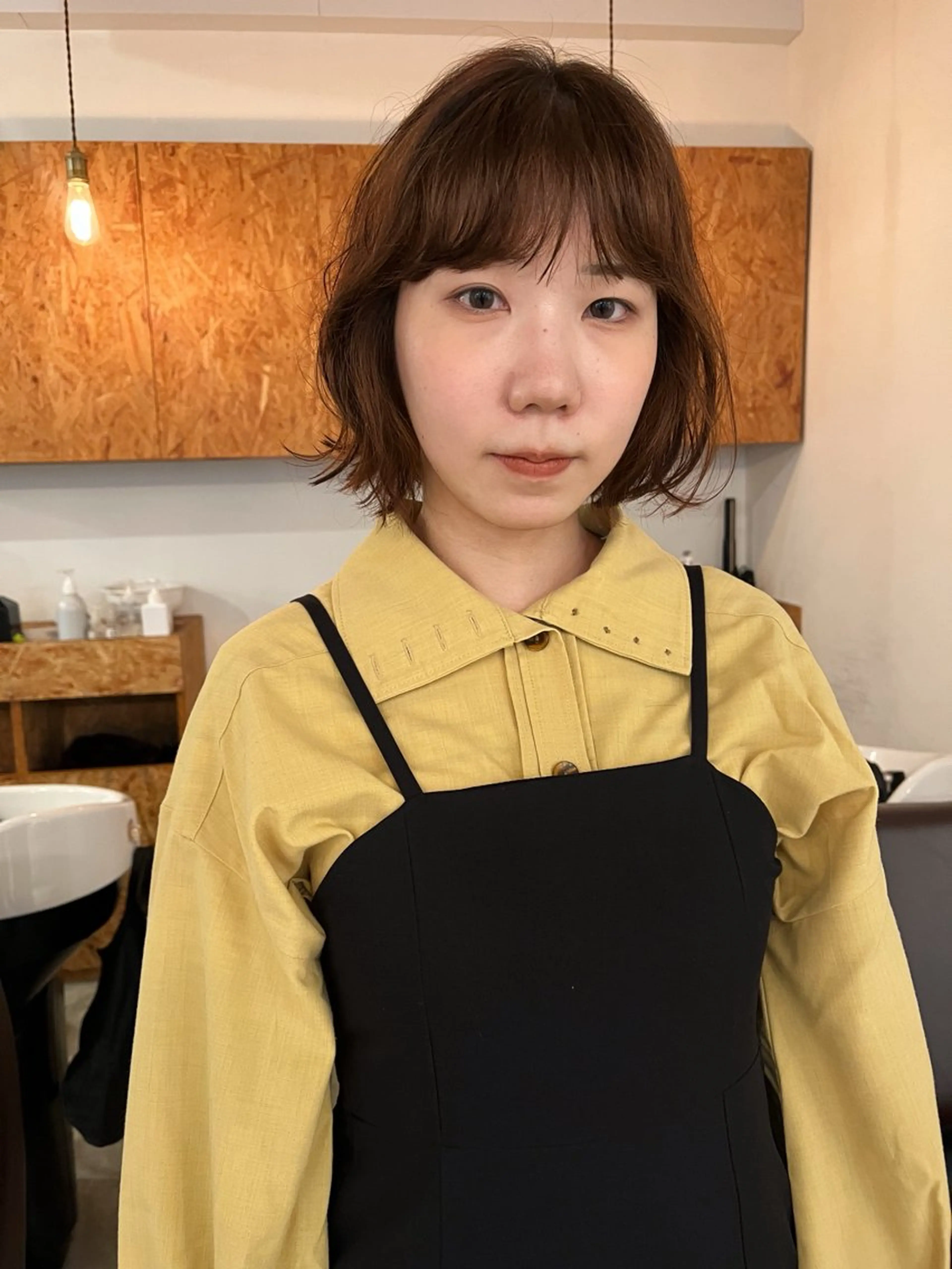 ショート パーマ 暖色/パーマ 🌼クニトウメイのヘアスタイル