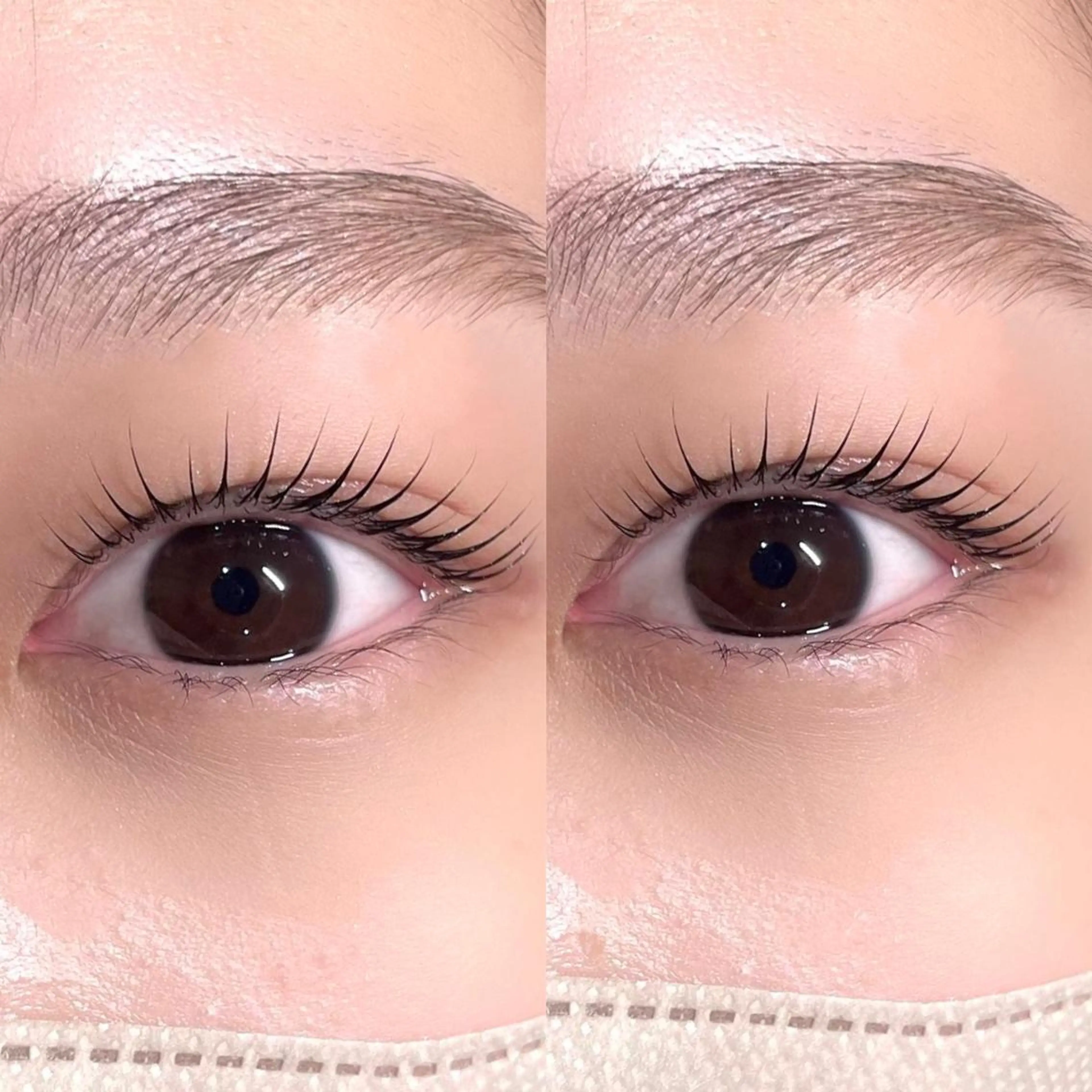 マツエク・マツパ パリジェンヌラッシュリフト L'aube eyelashのマツエク・マツパデザイン