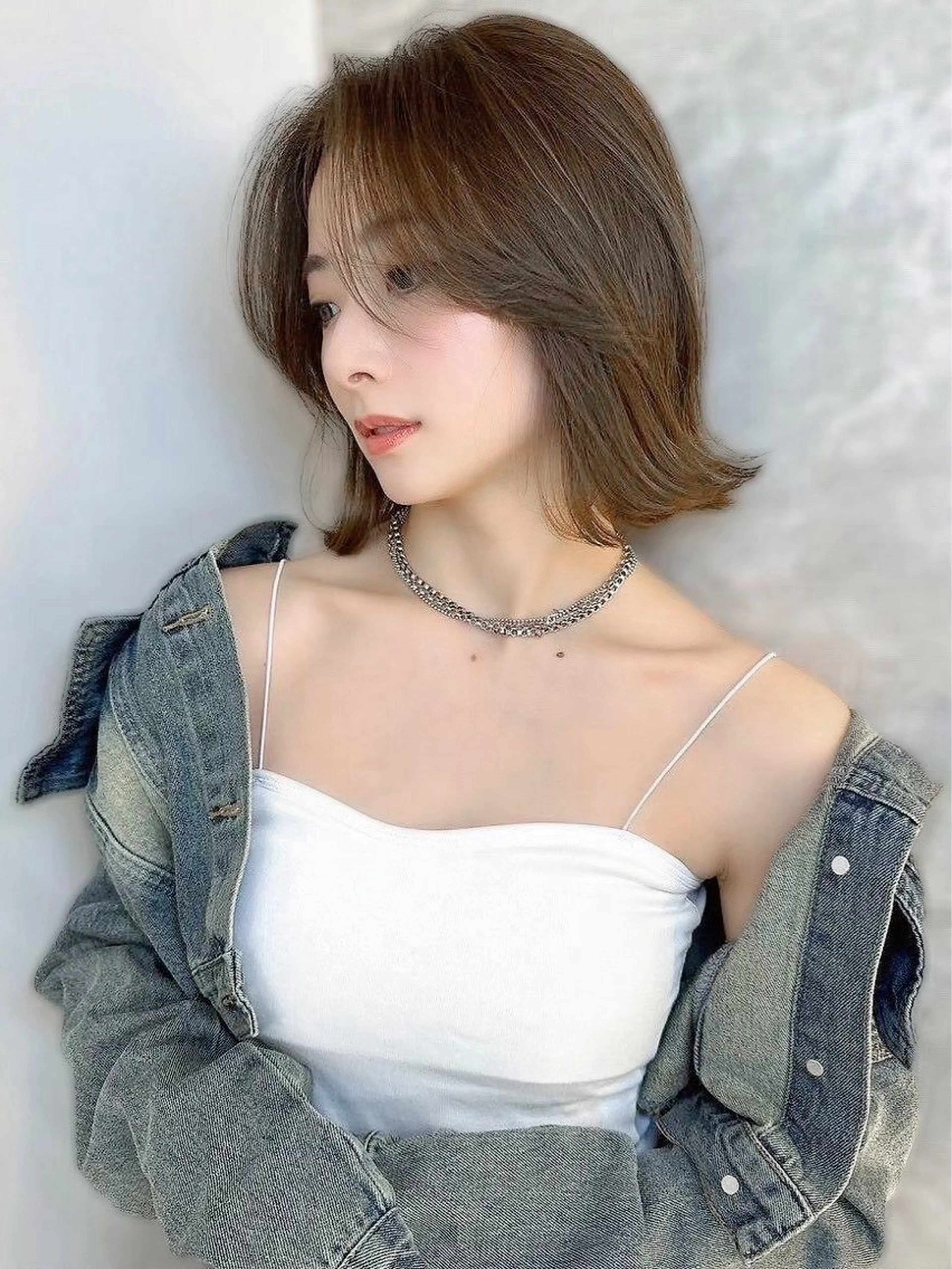 ショート ボブ くびれヘア 髪質改善 宍戸 崇人のヘアスタイル