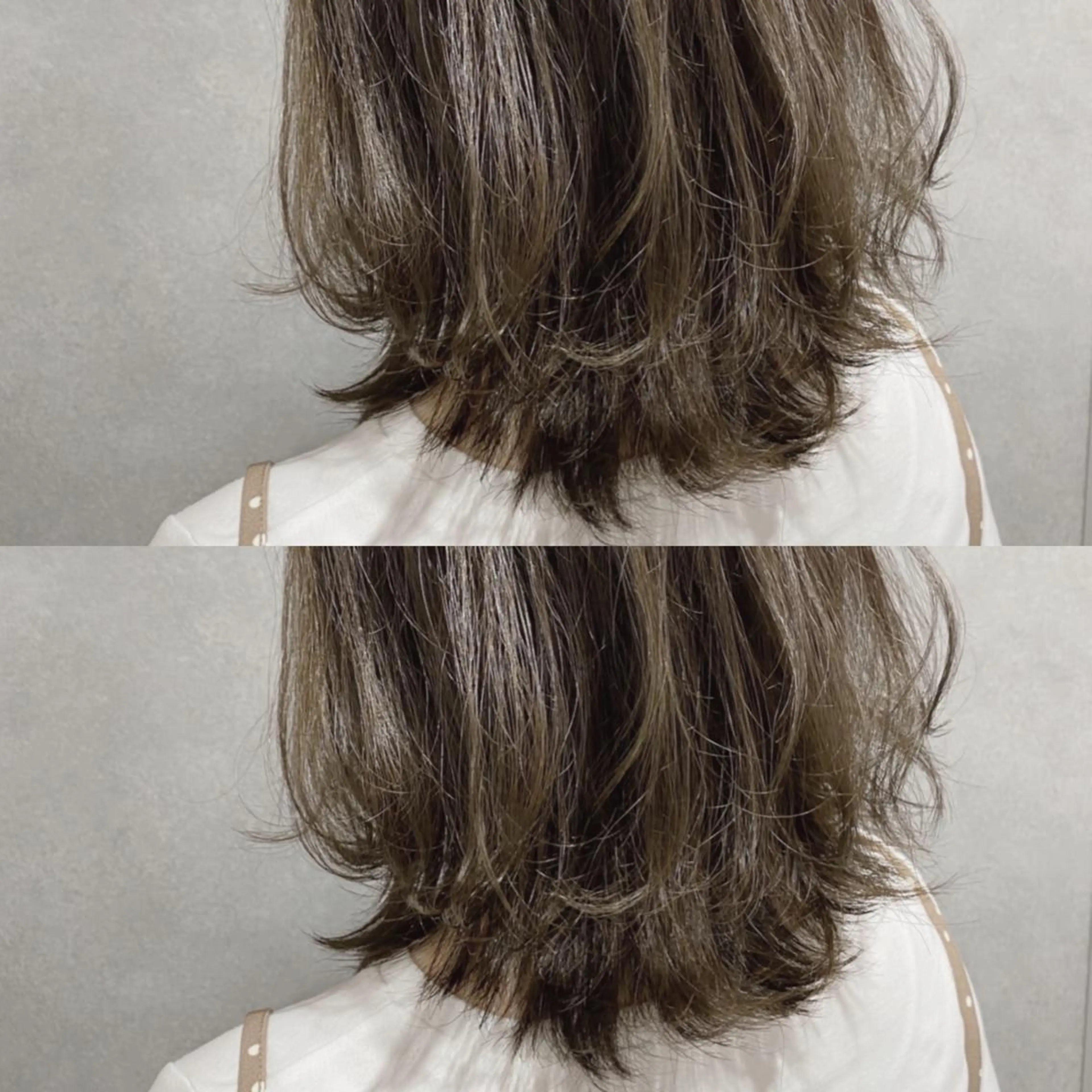 ミディアム カラー ヘアアレンジ ヘアカラー トリートメント marbles〻 chiharuのヘアスタイル