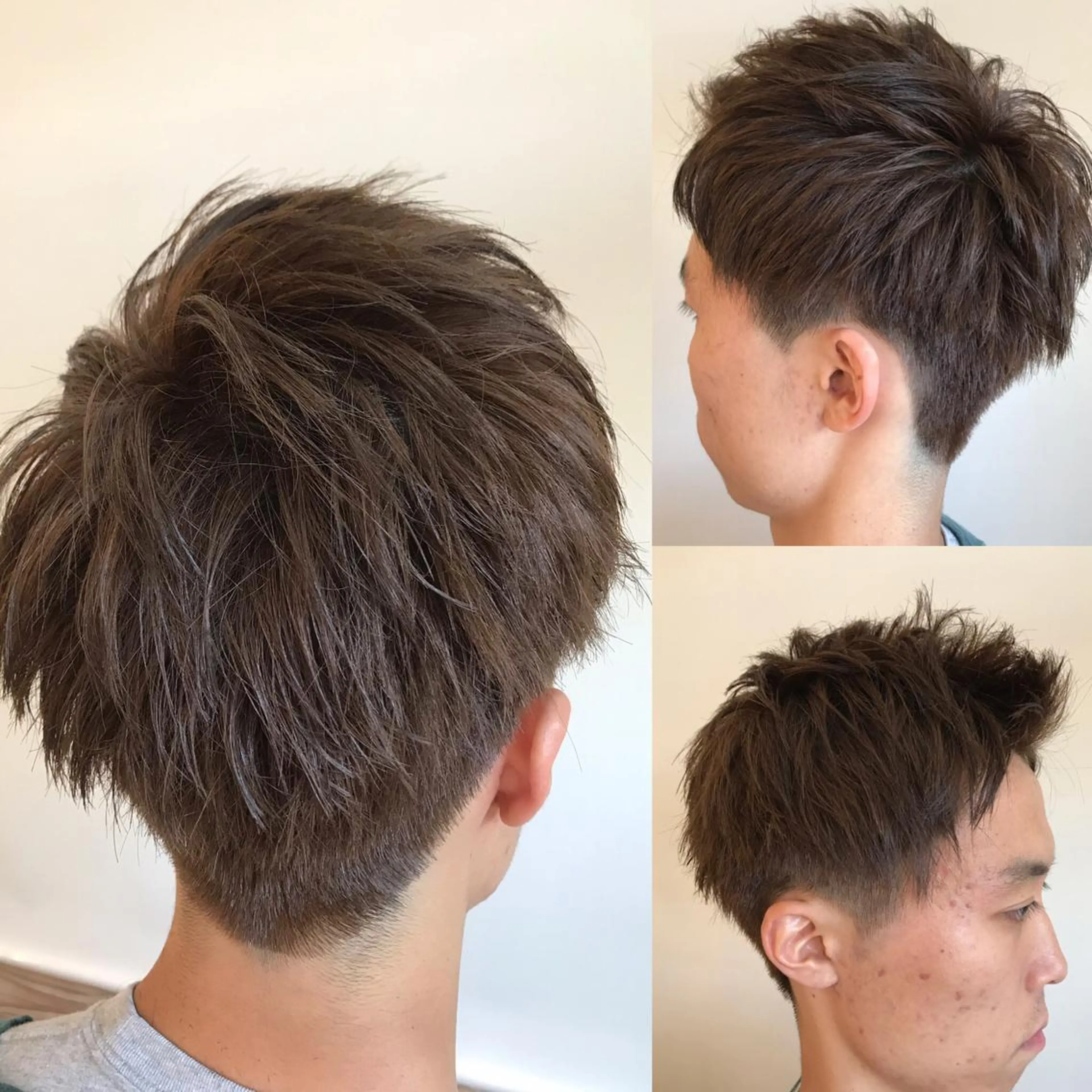 ショート カラー メンズ メンズショート アッシュ ショートヘア 赤羽、髪質改善サロン 吉野リョウスケのヘアスタイル