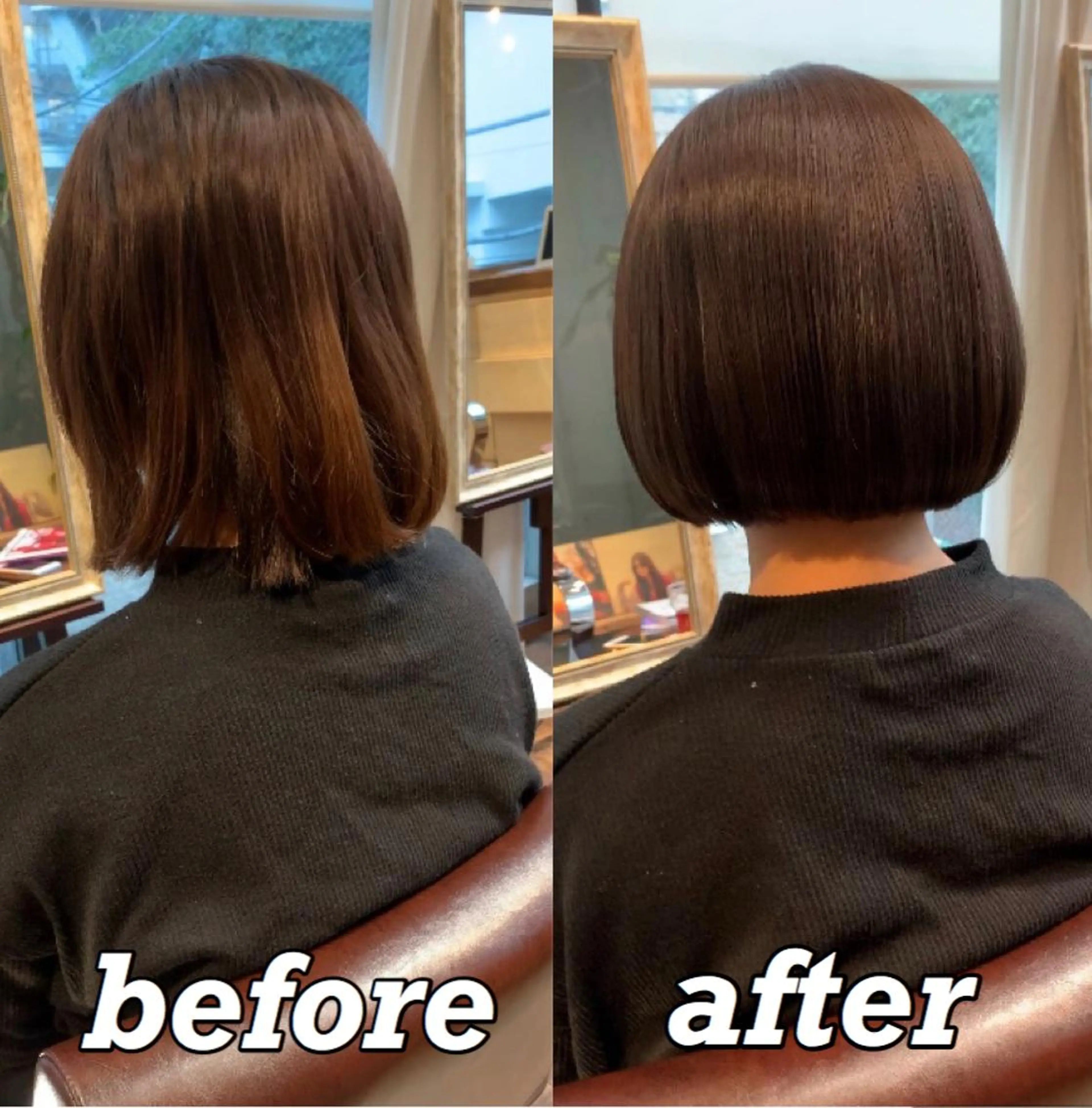 ショート ボブ ＊くせ毛に特化＊ 【yun】のヘアスタイル