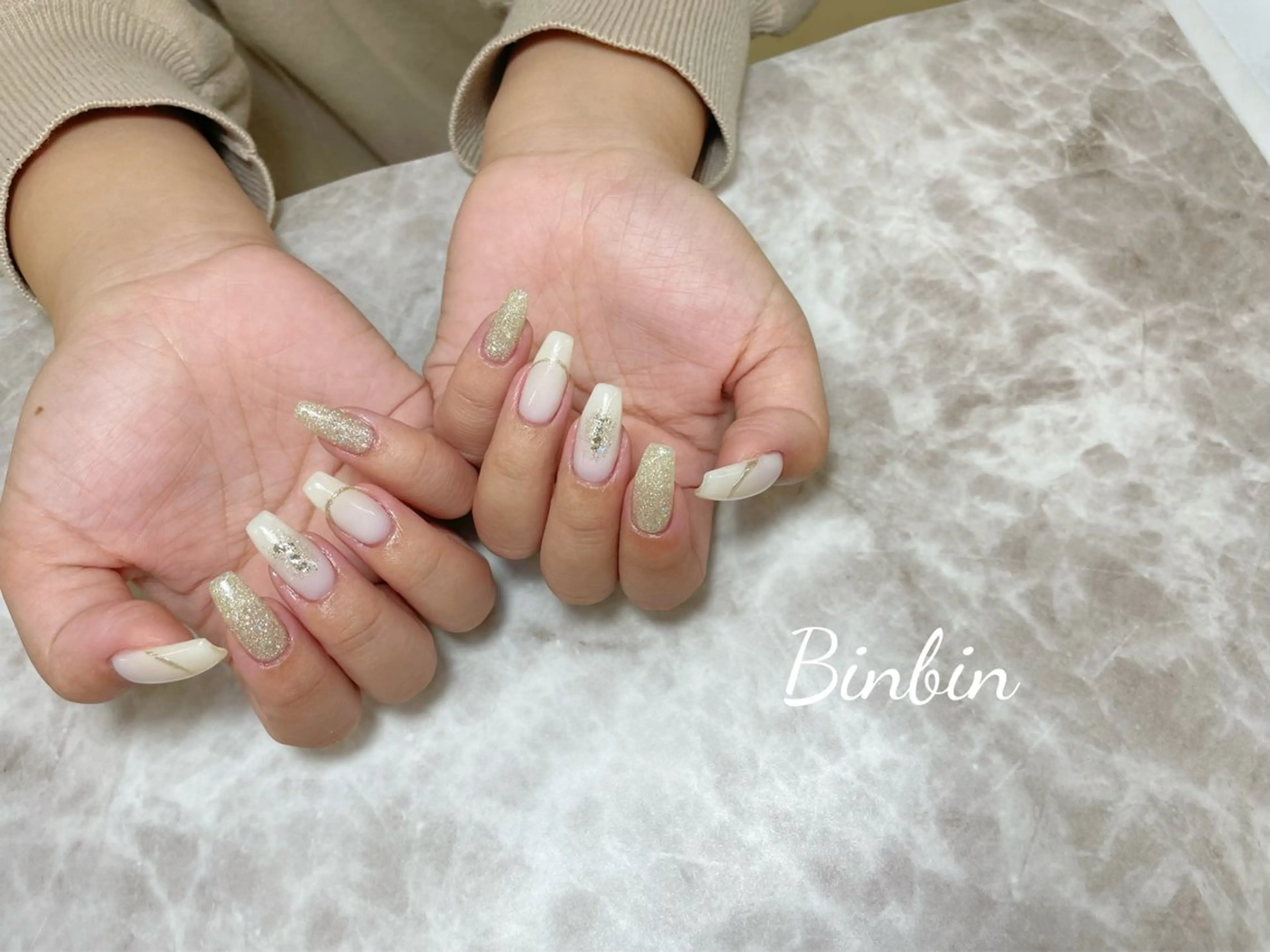 ネイル ハンドネイル ハンドケア 閨匠ビューティサロン 新橋店♡BinBinのネイルデザイン