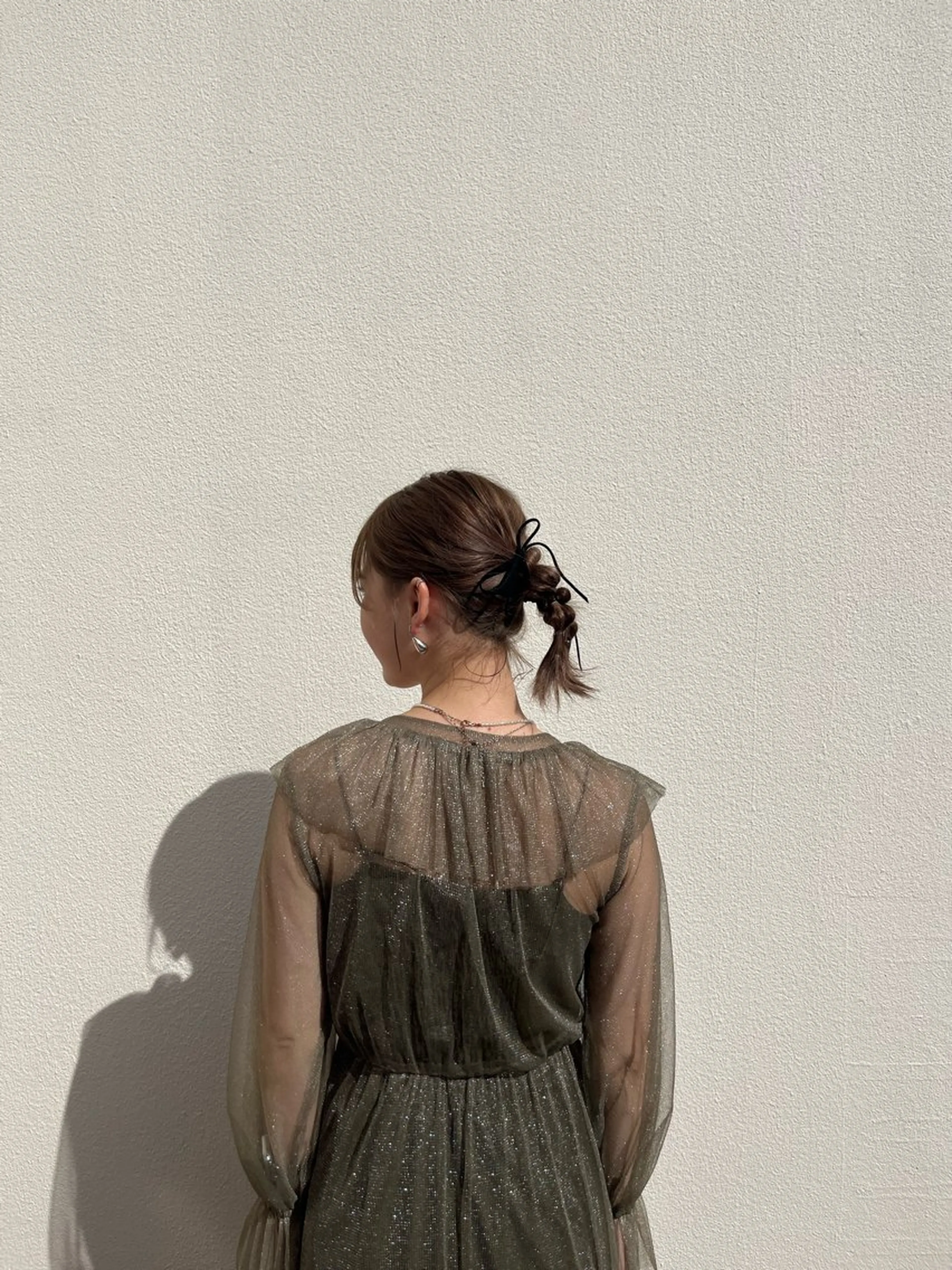 ミディアム ヘアセット レイヤー×透明感 ヘアセット/ミサトのヘアスタイル