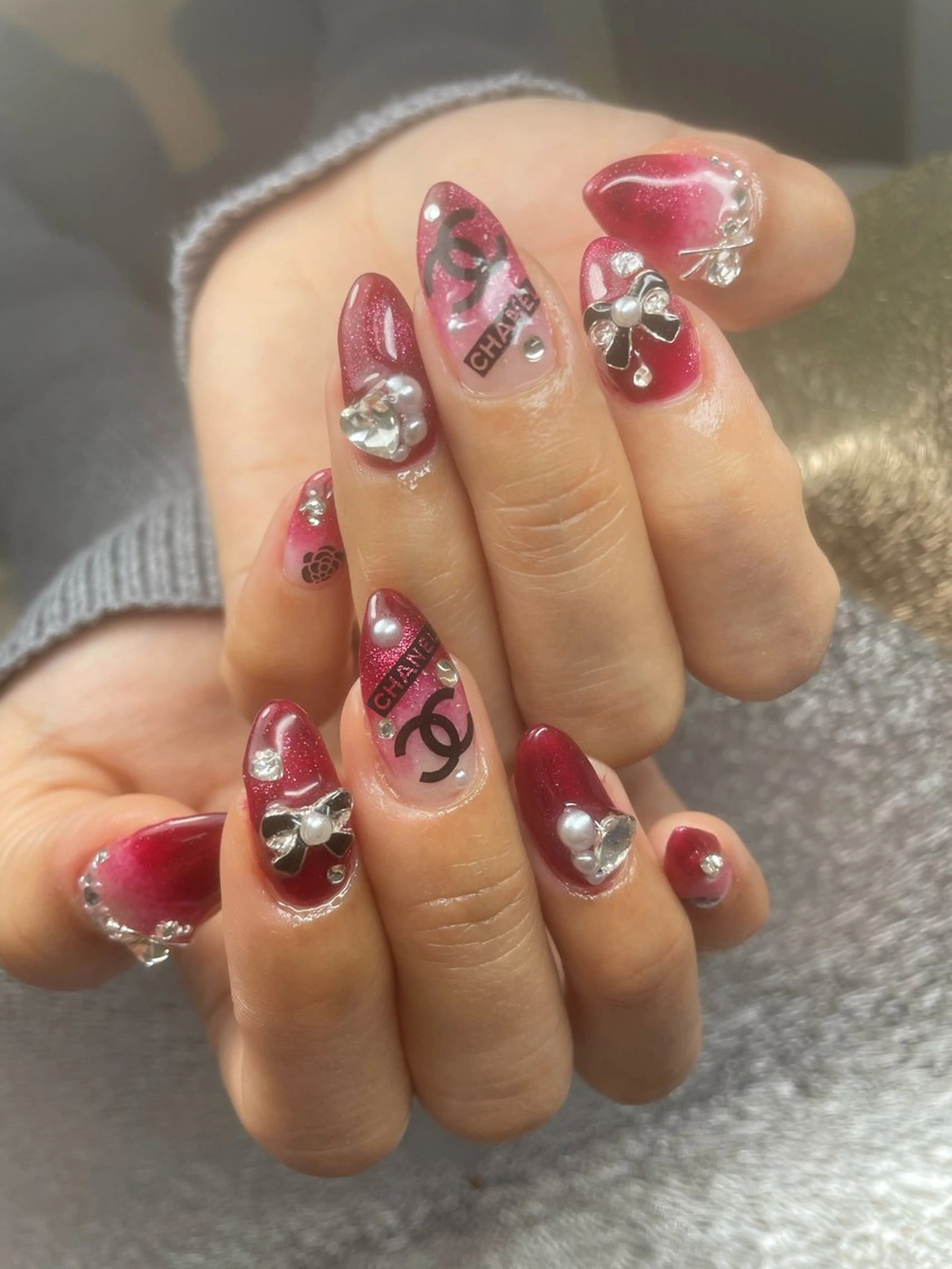 ネイル クリアネイル 持ち込み Mamo nail ﾏﾓﾈｲﾙｴｲﾐｰのネイルデザイン