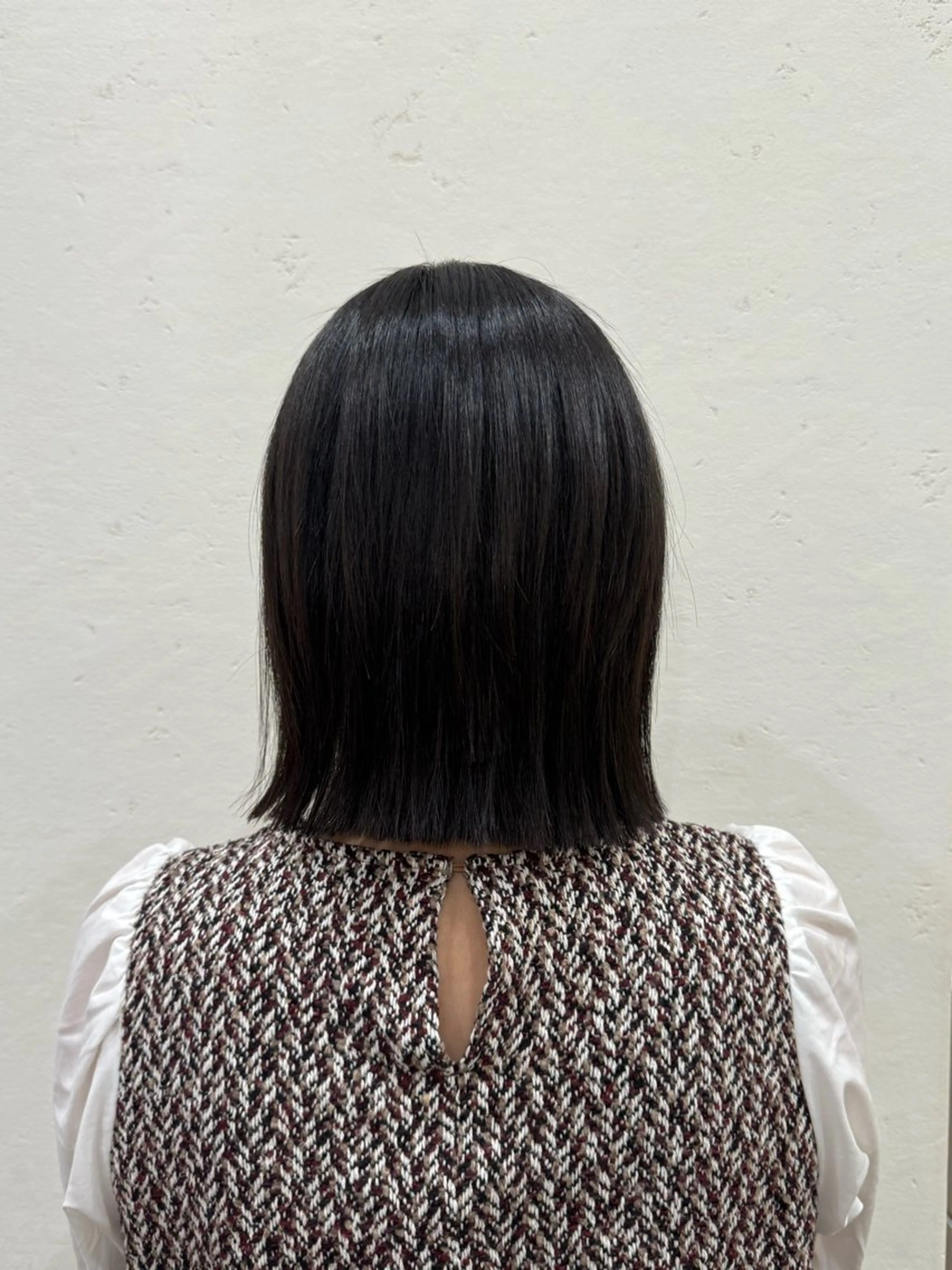 ミディアム カット 縮毛矯正 トリートメント 髪質改善🫧 Natsumiのヘアスタイル