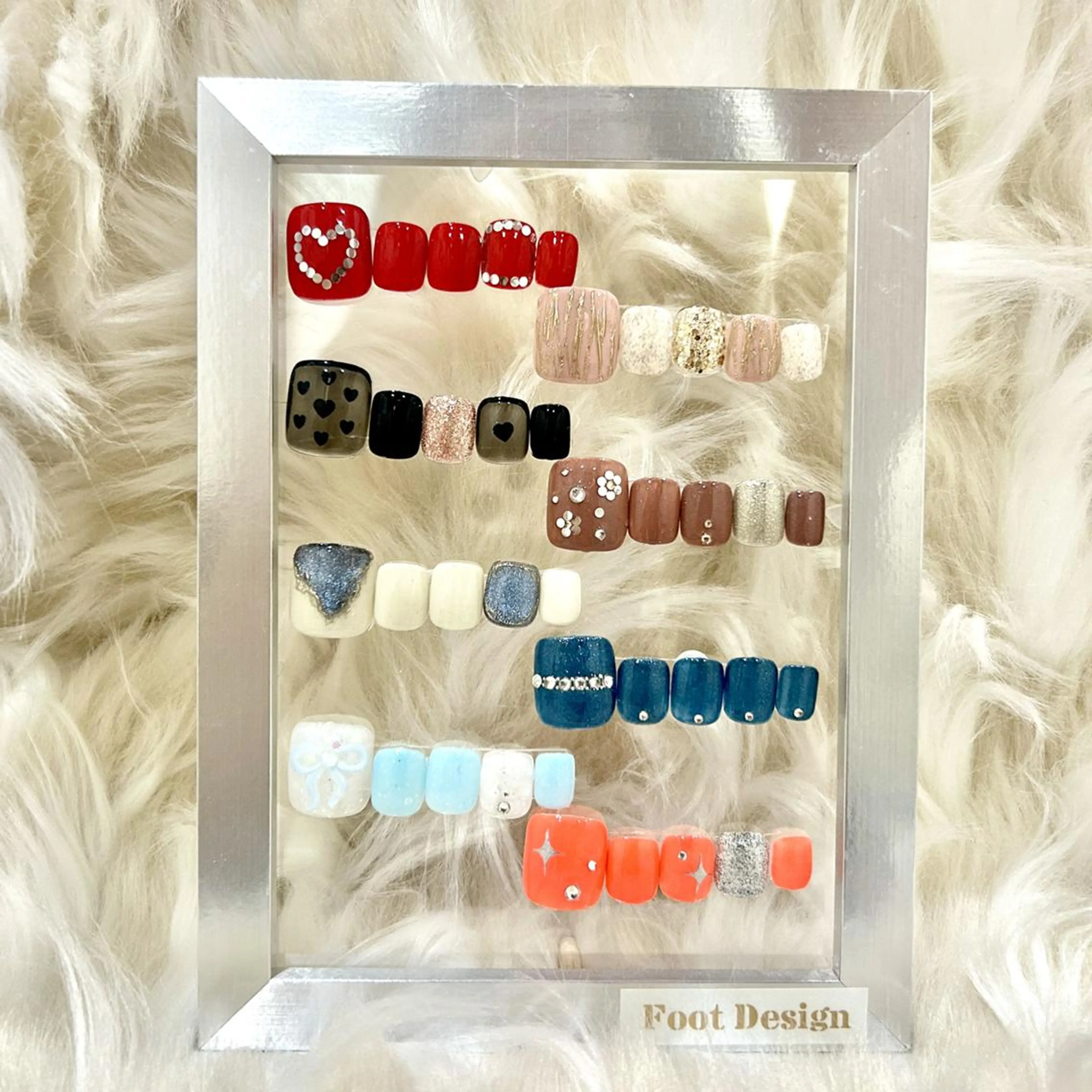 ネイル 長さ出し フットネイル フレンチネイル ジェルネイル グラデーション フットネイル Nail&eye Belire 新宿のネイルデザイン