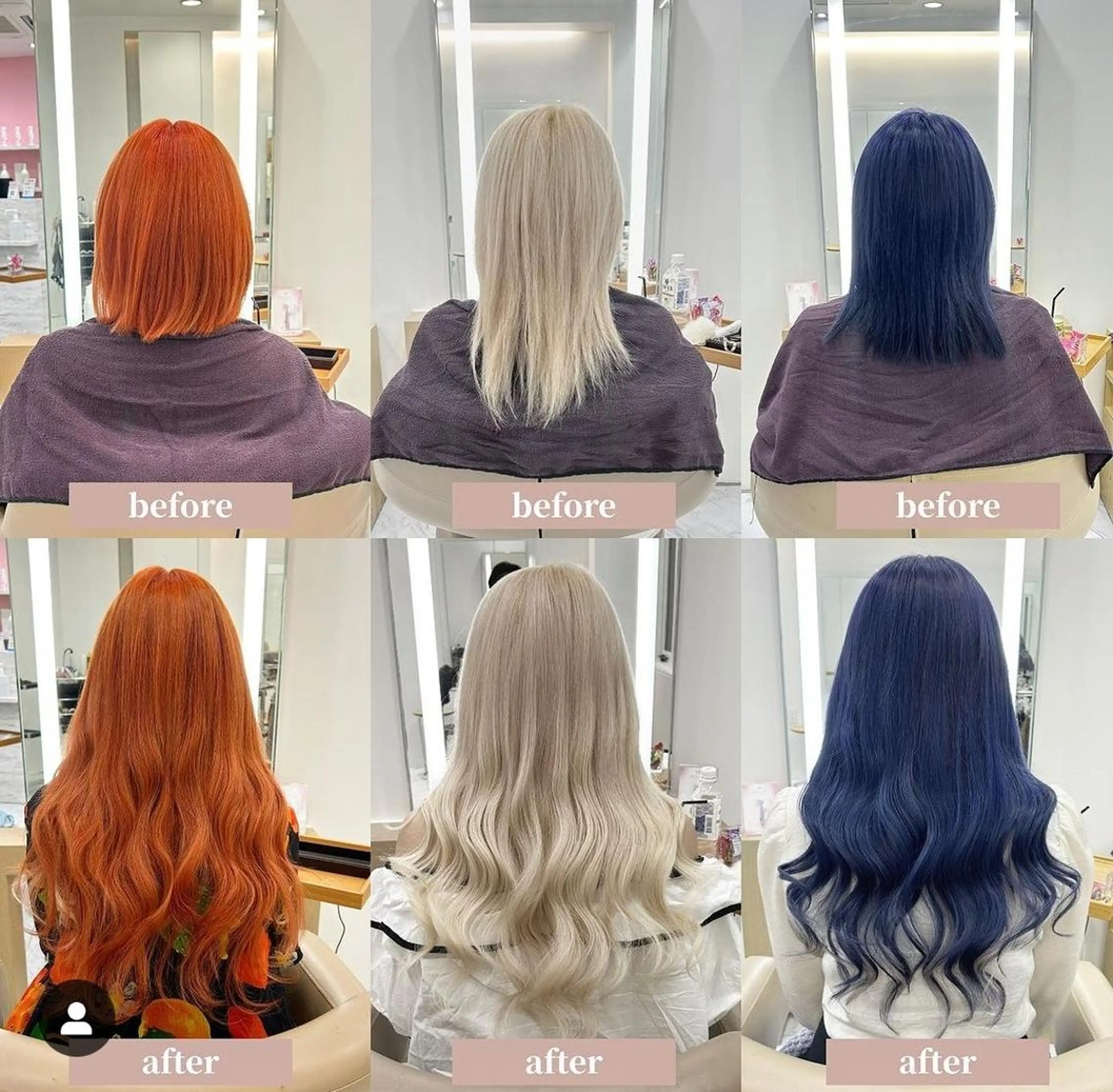 【✨minim限定✨】カラー+プラチナシールエクステ60枚【52cm】¥19,000の写真