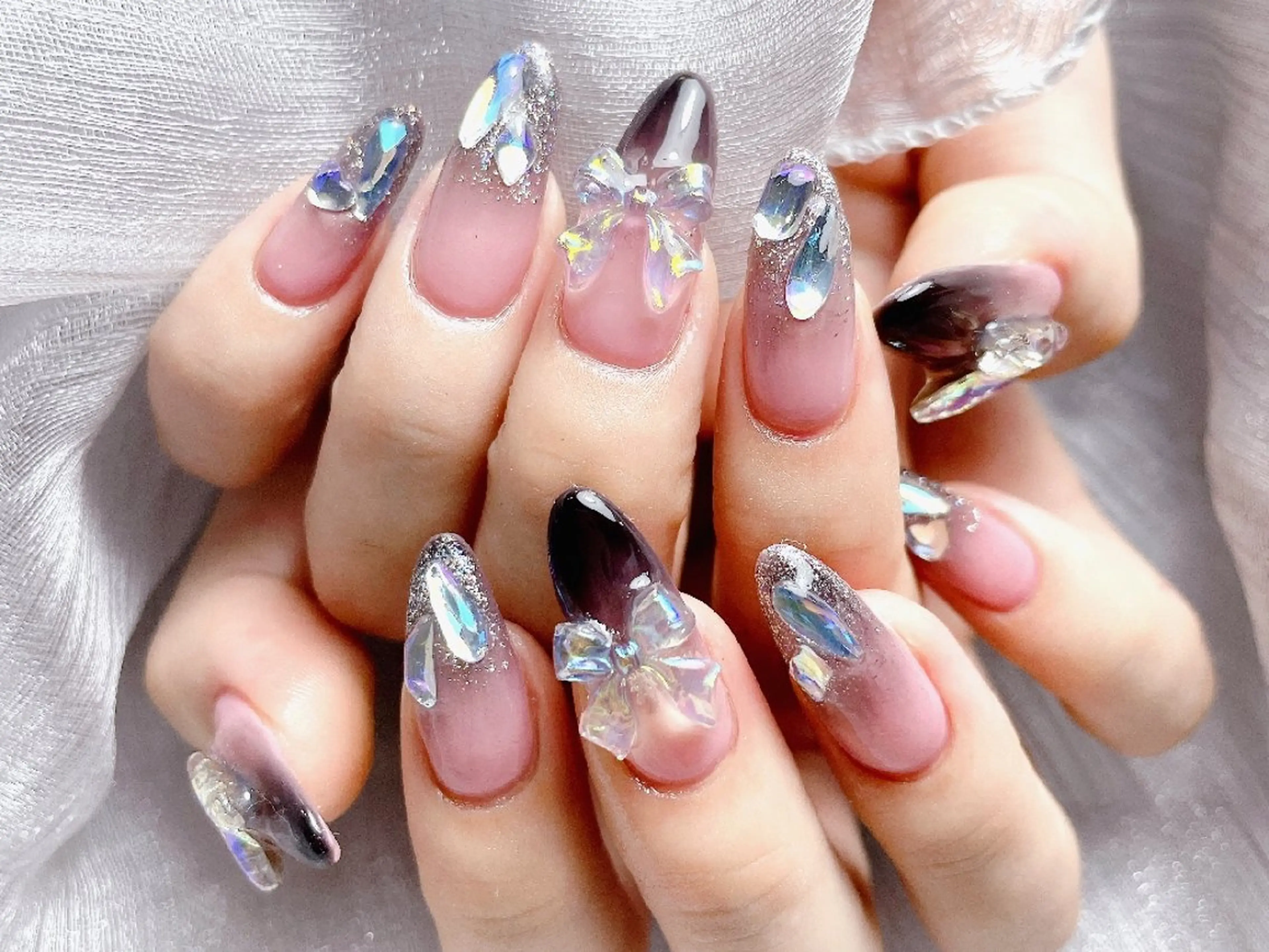 ネイル ワンホンネイル ハンドネイル Elegant beautyのネイルデザイン