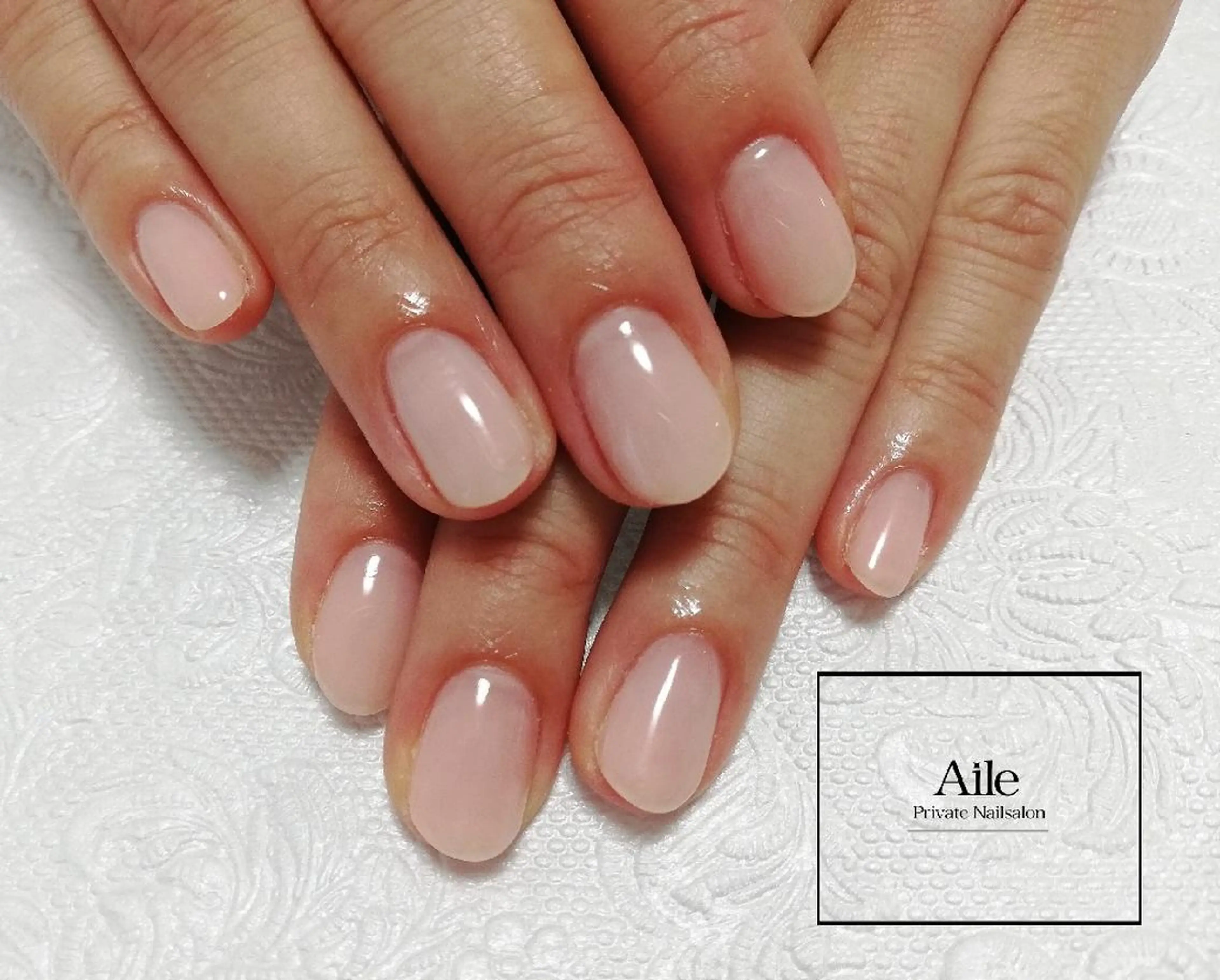 ネイル ワンカラーネイル なが さきのネイルデザイン