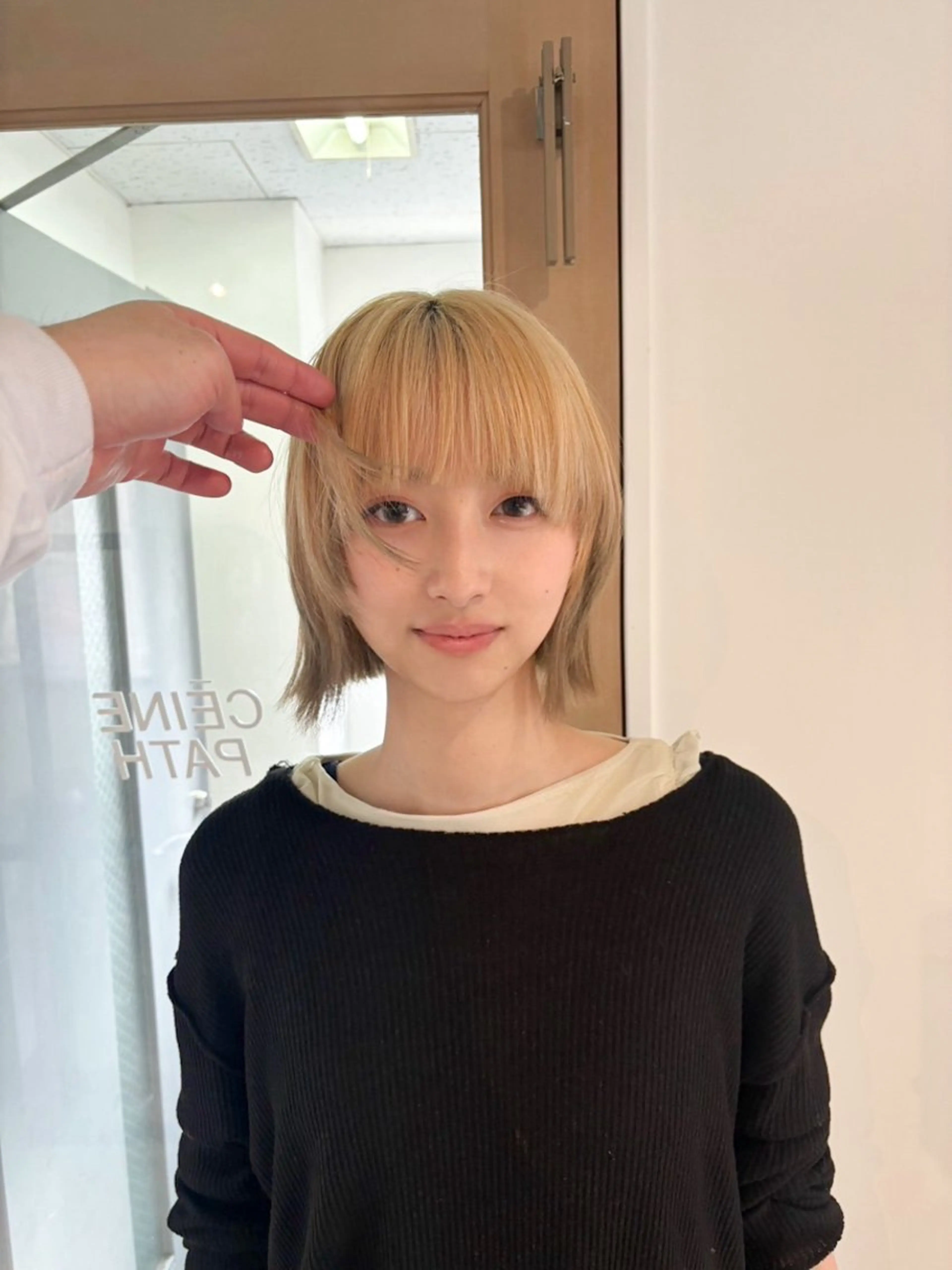 ショート カラー ボブレイヤー デザインカラー ボブ レイヤーカット カット ヘアカラー Takuma Suzuki中目黒のヘアスタイル