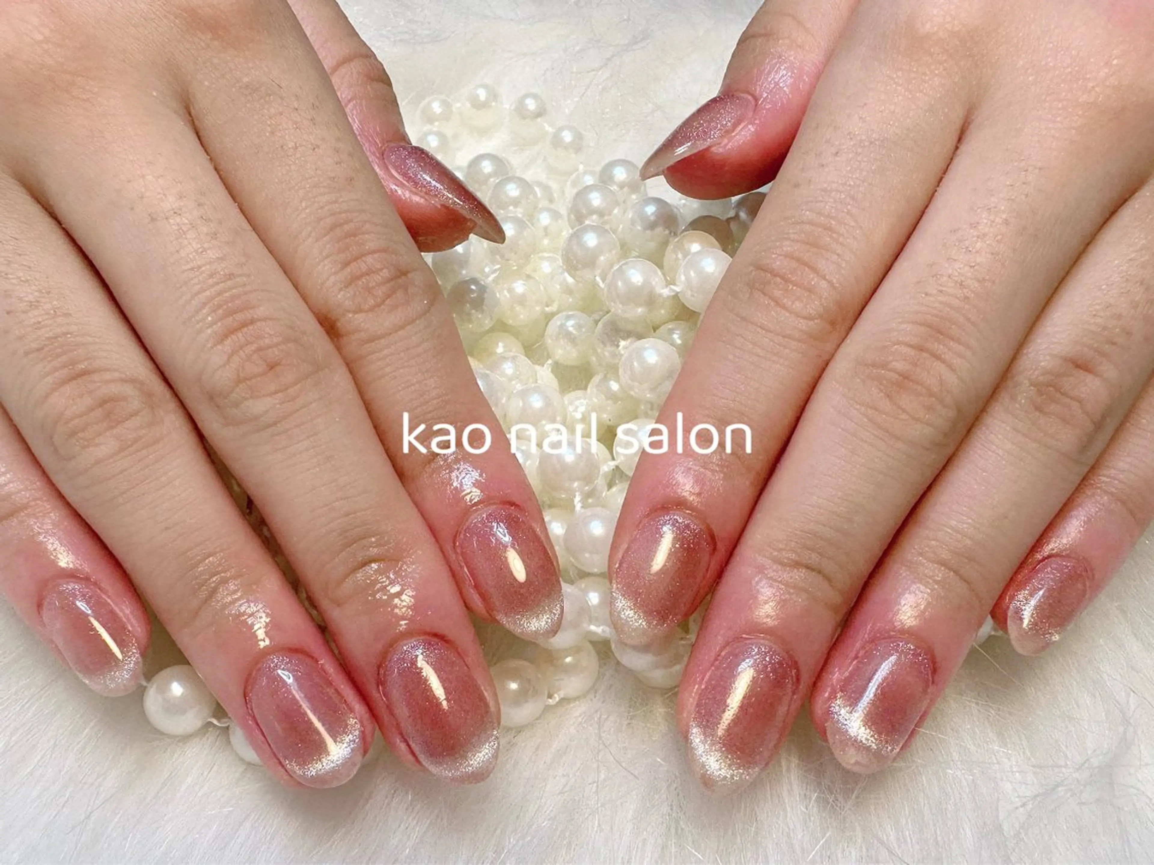 ネイル ハンドネイル kao  パラジェル スカルプ/長さだしのネイルデザイン