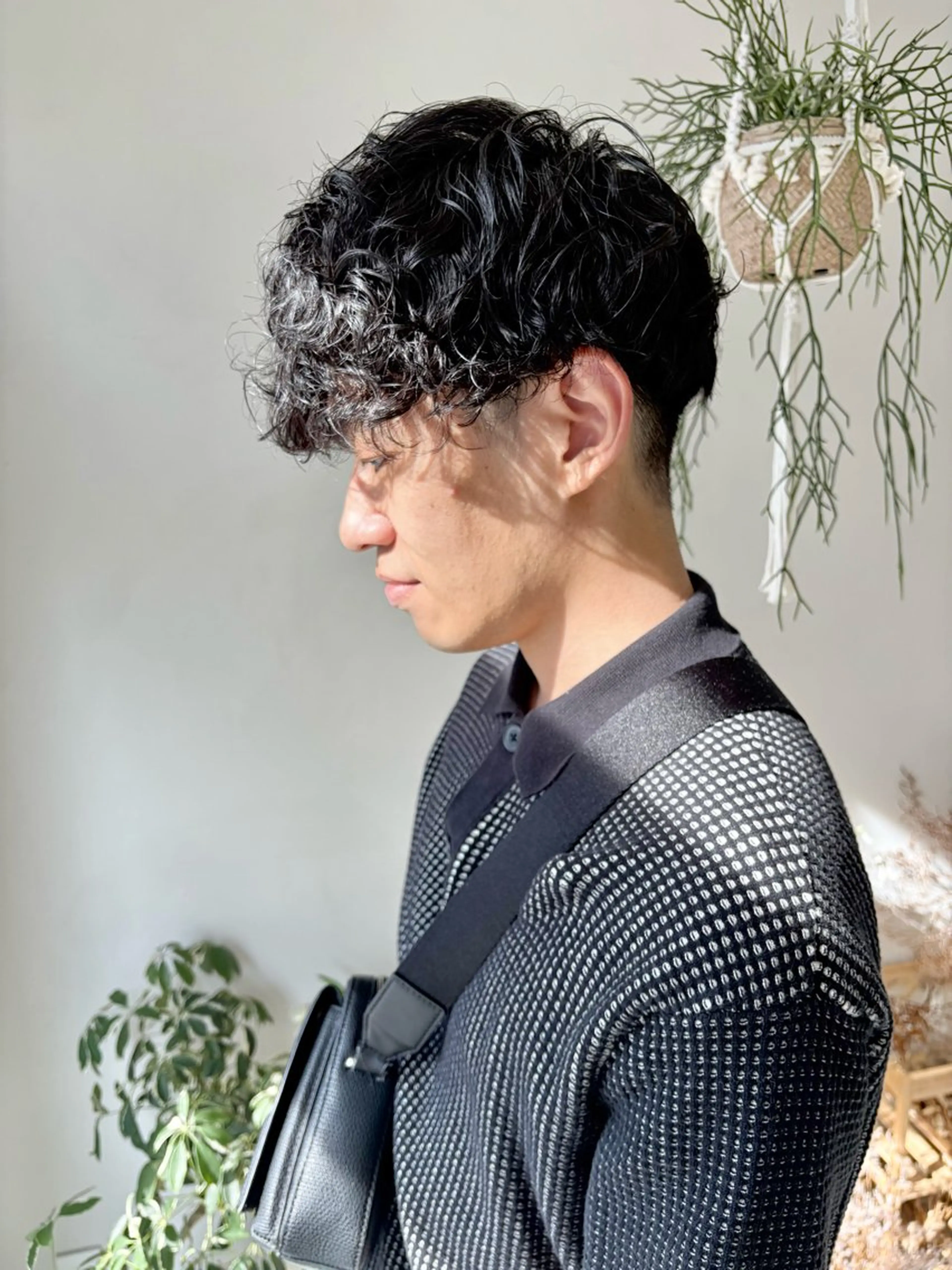 パーマ カット パーマ 🪻花屋併設🪻秀島 有紀のヘアスタイル