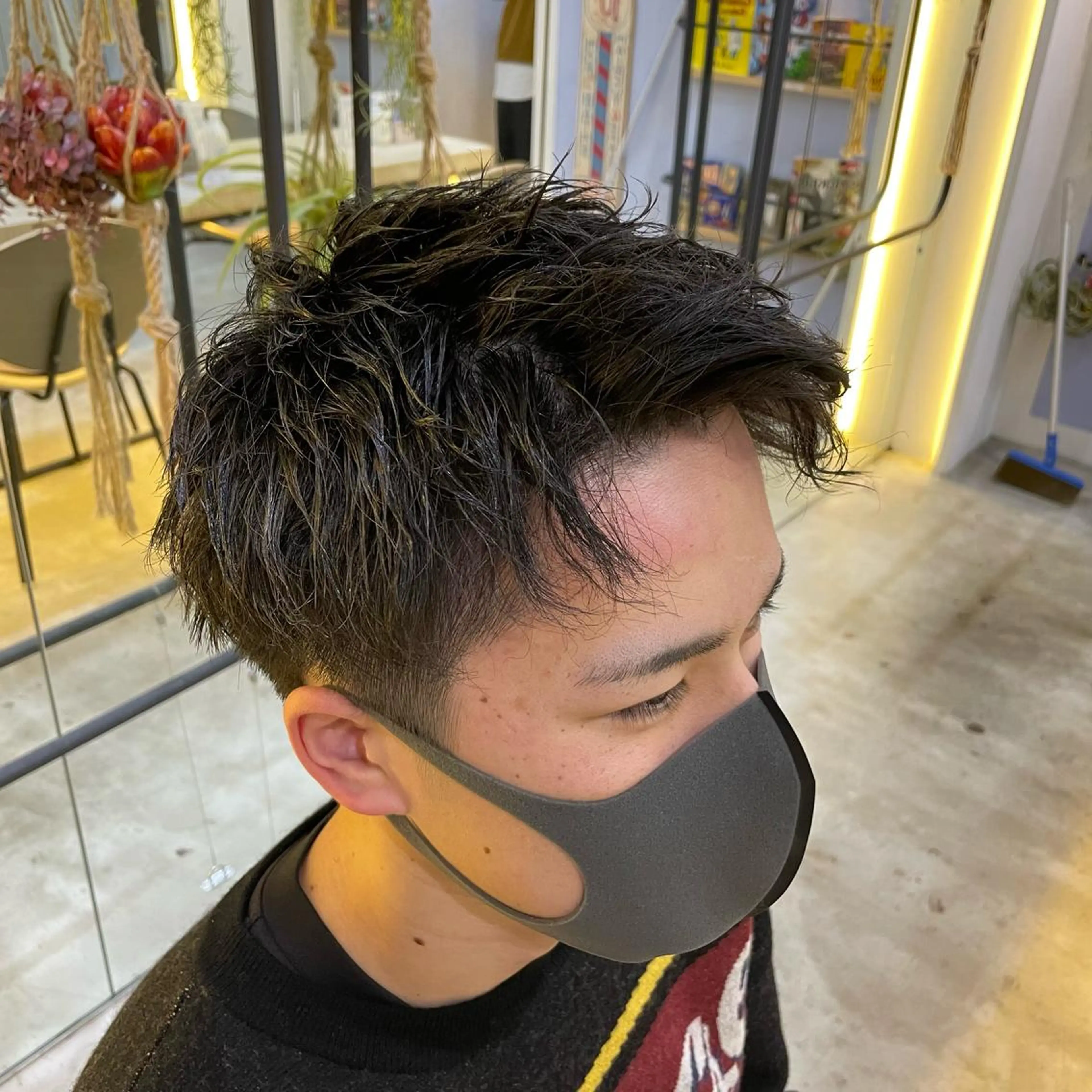 【リピータークーポン】似合わせカット+お洒落パーマ💇♂️の写真