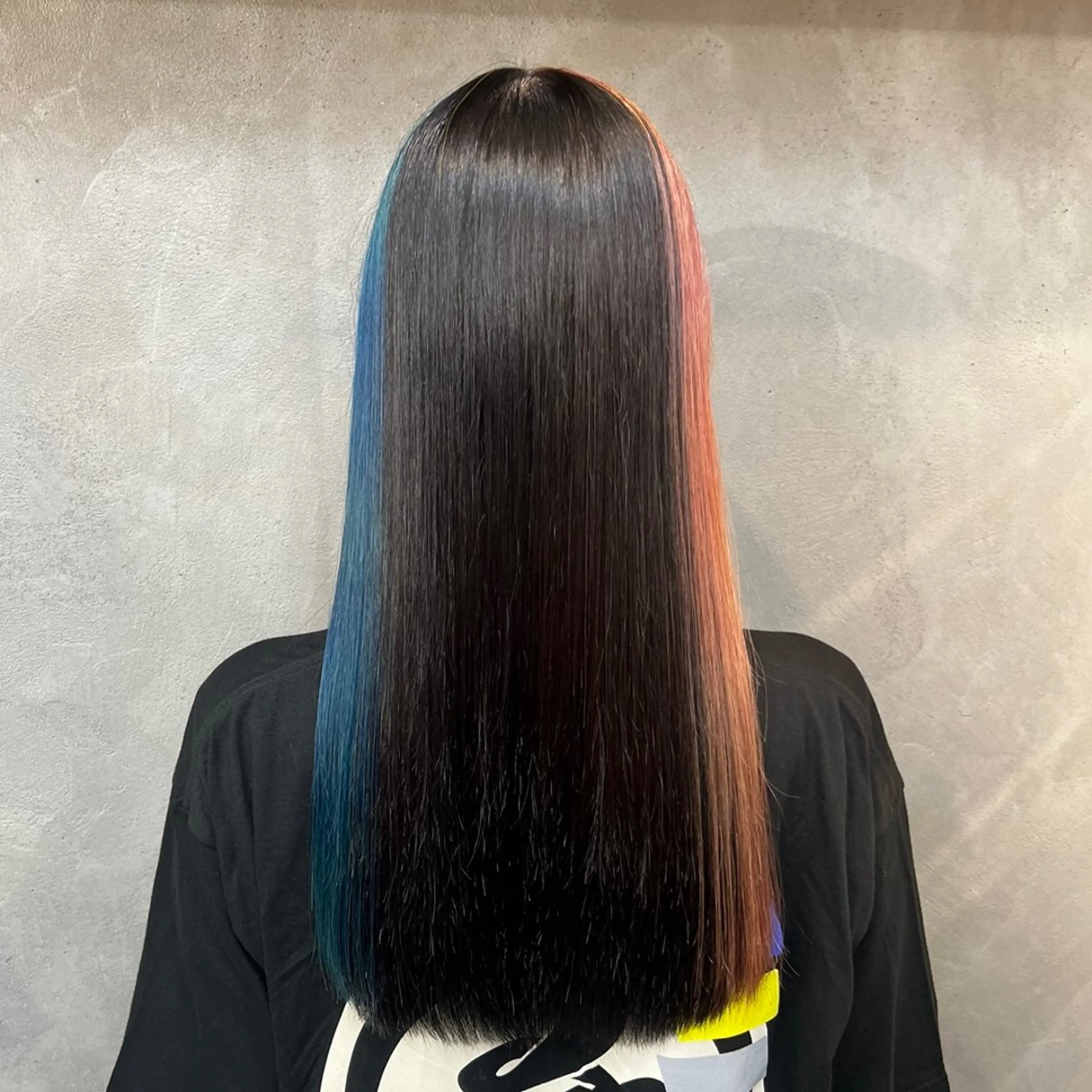 ロング ロング ❤️‍🔥シールエク ＋カラー京❤️‍🔥のヘアスタイル