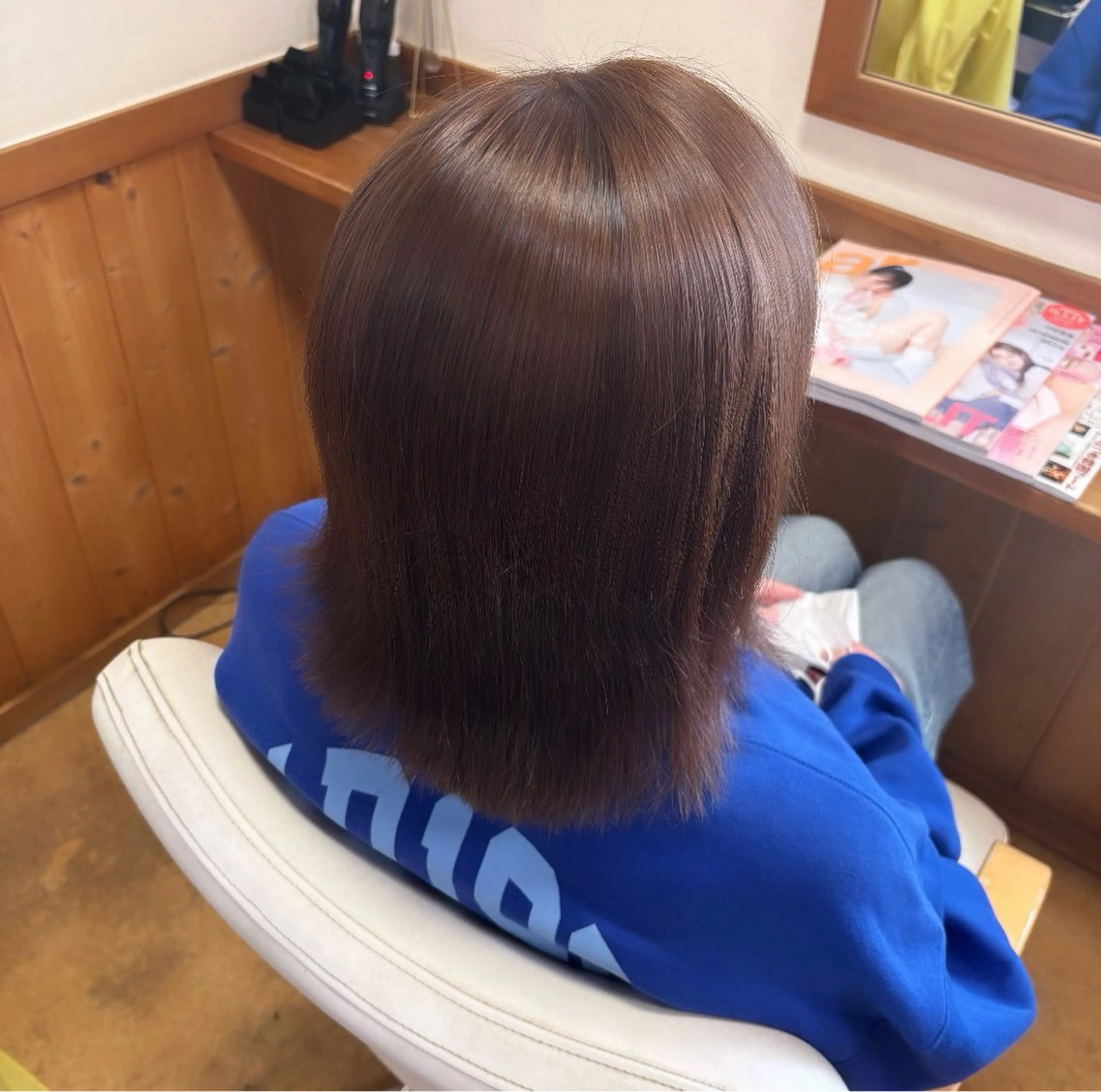 カラー Beam 深澤のヘアスタイル