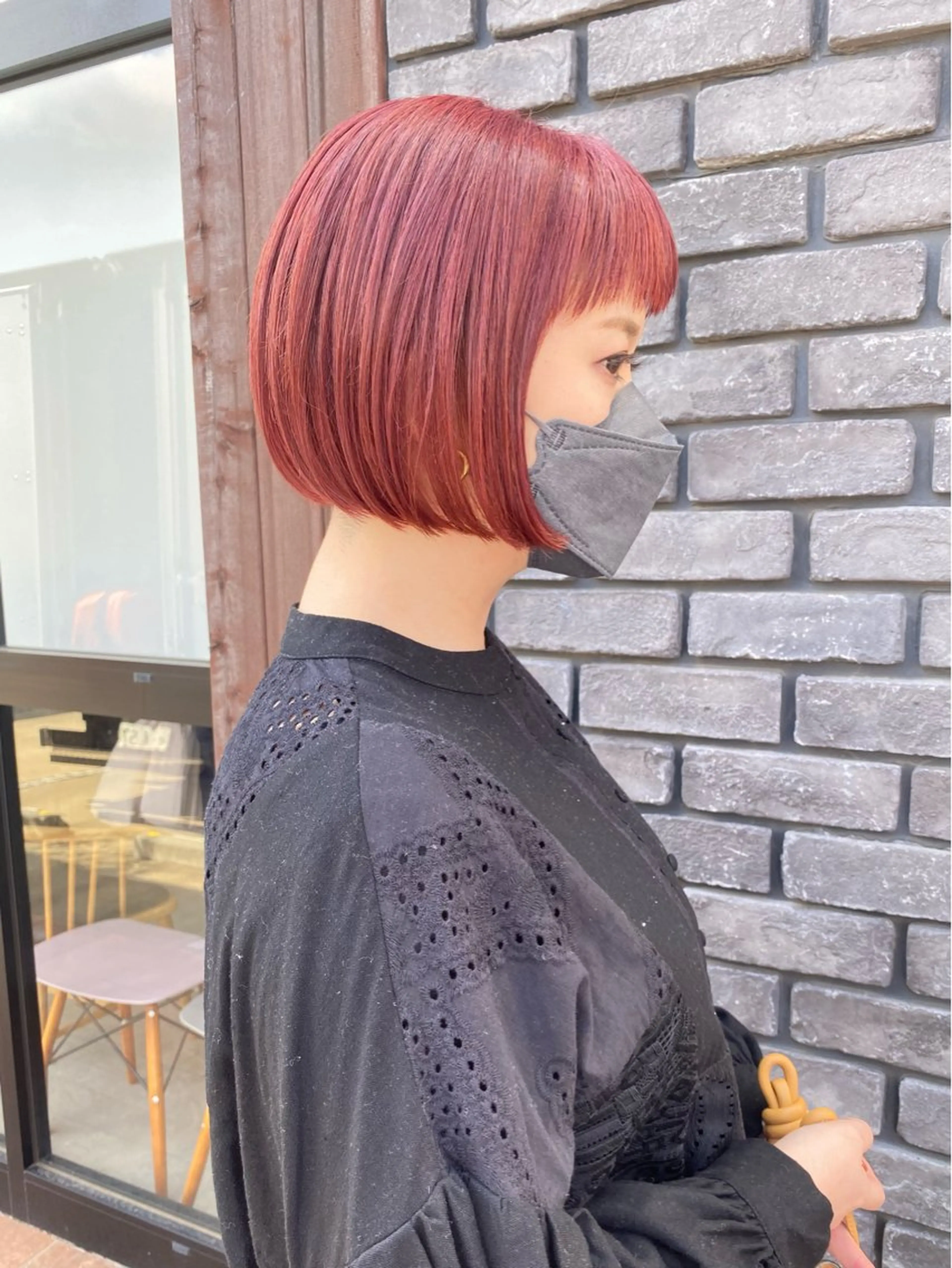 ショート カラー ブリーチ ヘアカラー 瀬尾 亜沙美のヘアスタイル