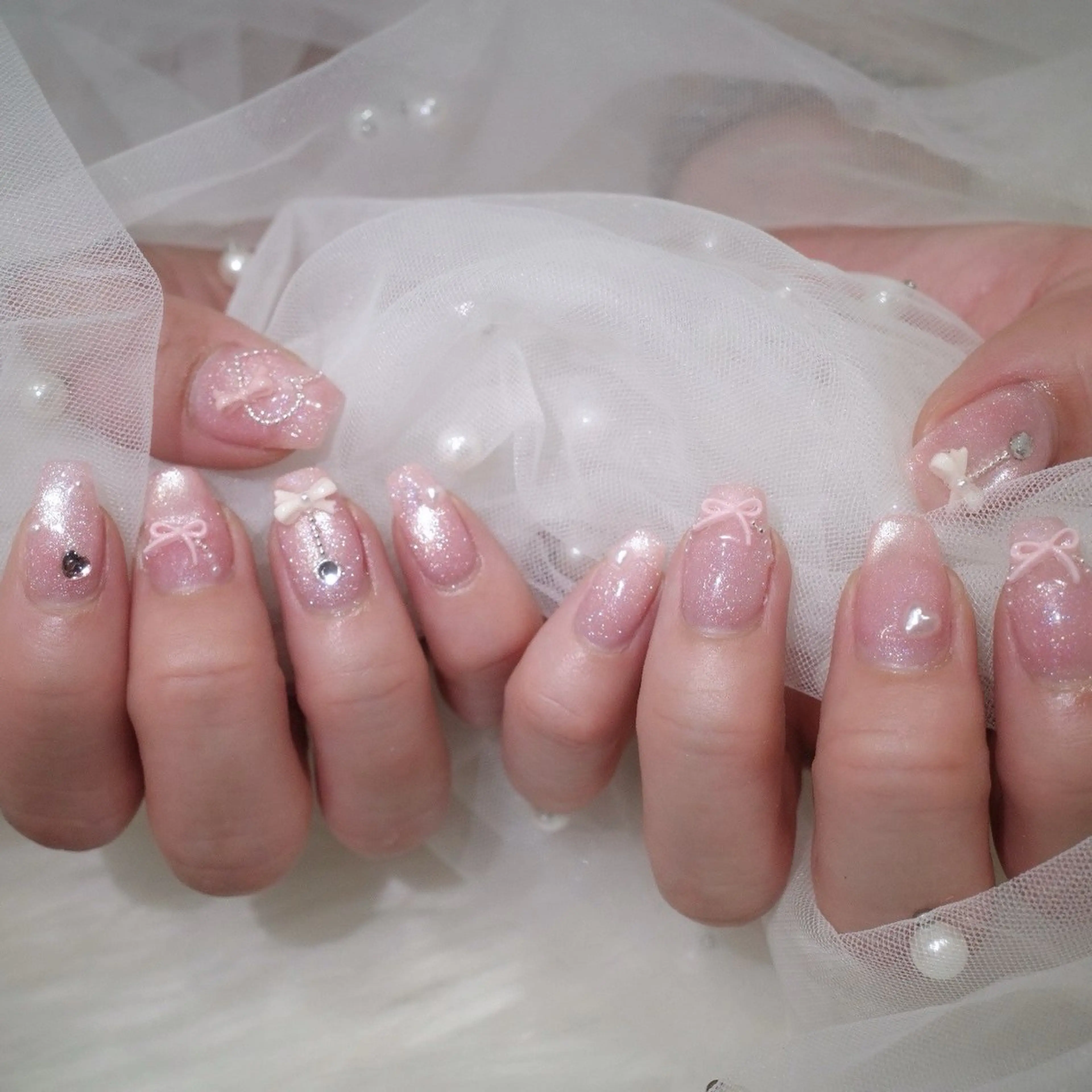 ネイル ハンドネイル 🧁fein. nana🩵のネイルデザイン