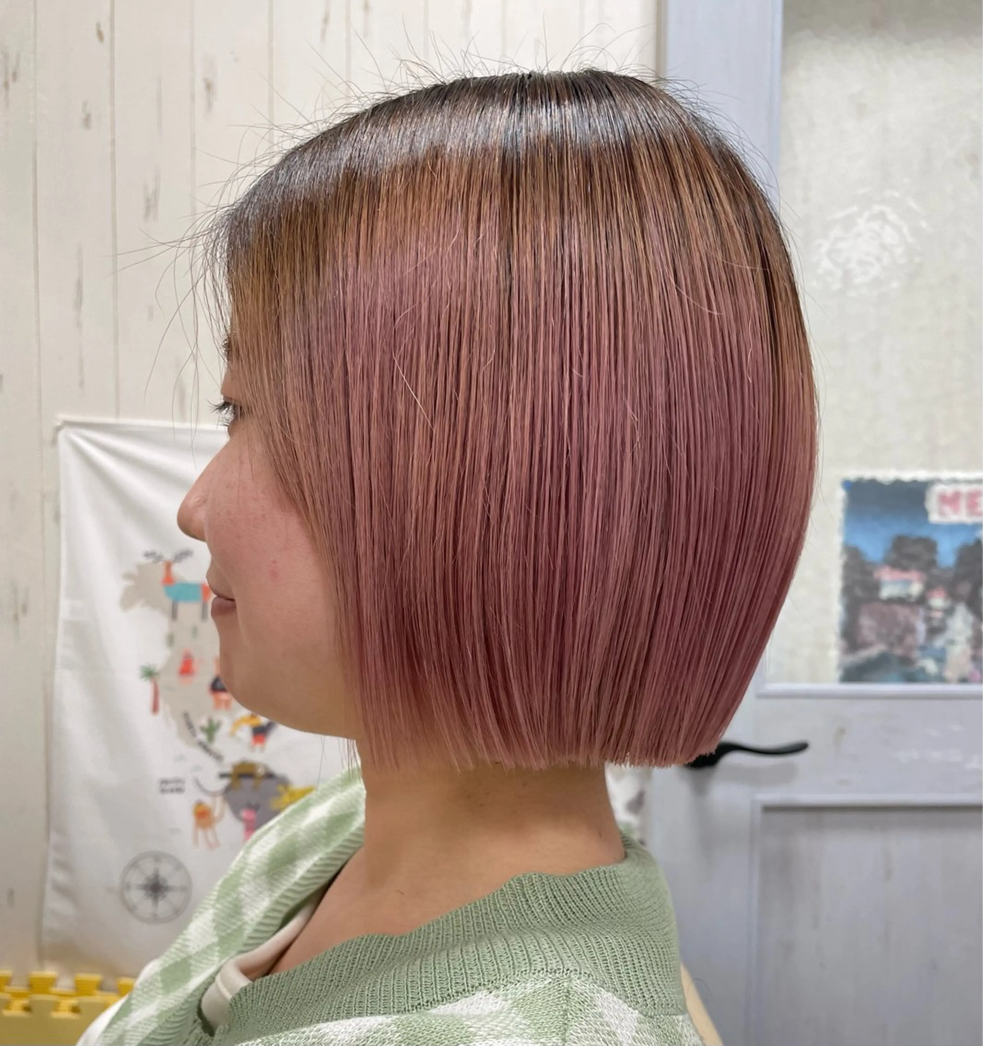 ミディアム ボブ ✨伊藤修治✨レディー ス・メンズカット✨のヘアスタイル