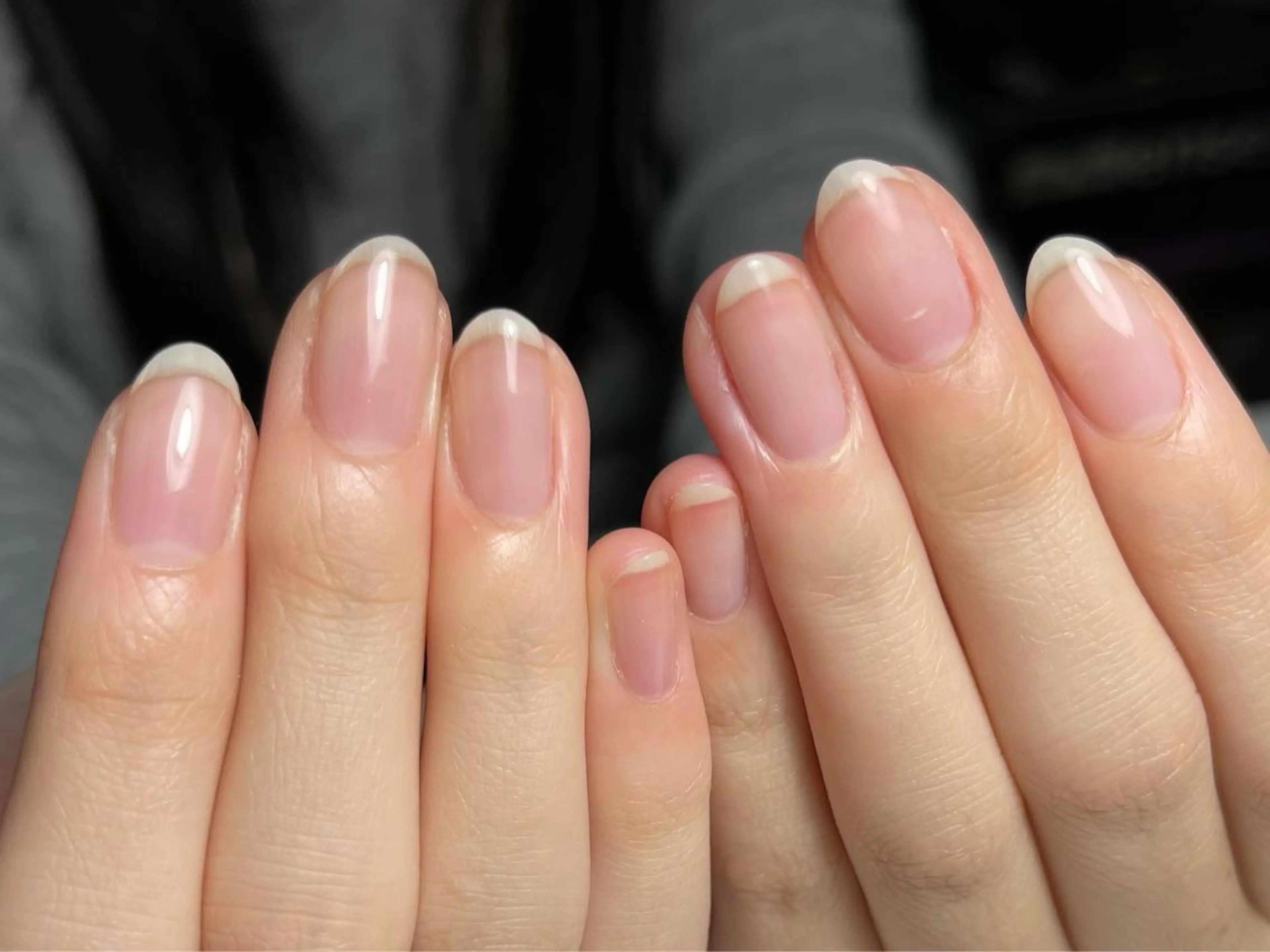 【自爪育成】クリア＆自爪風仕上げ（マット）爪菌対策＆1ヶ月ホームケア付き♪※他店オフがある方の写真