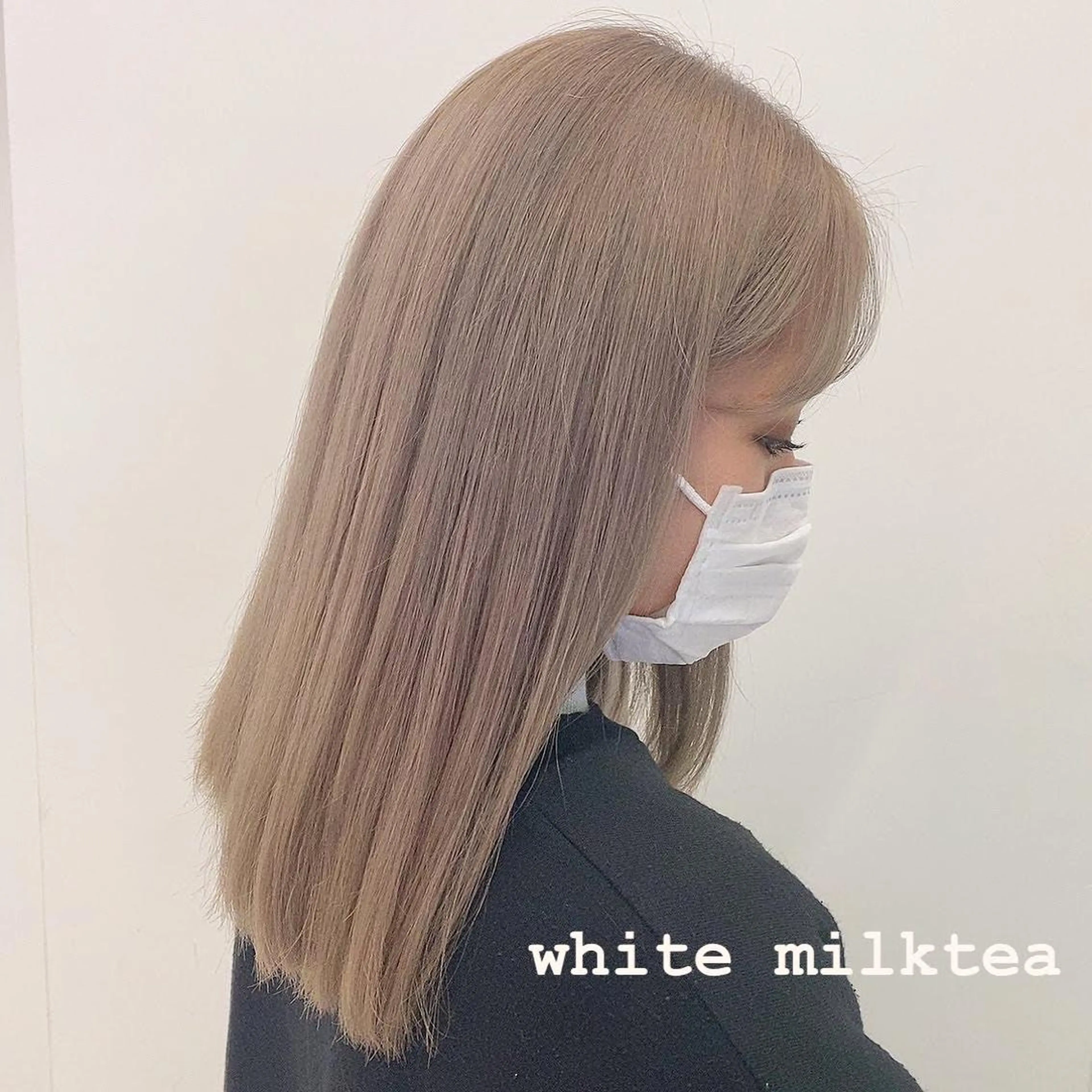 ミディアム カラー ヘアカラー 💗🤍透明感カラー 🤍💗kanonのヘアスタイル