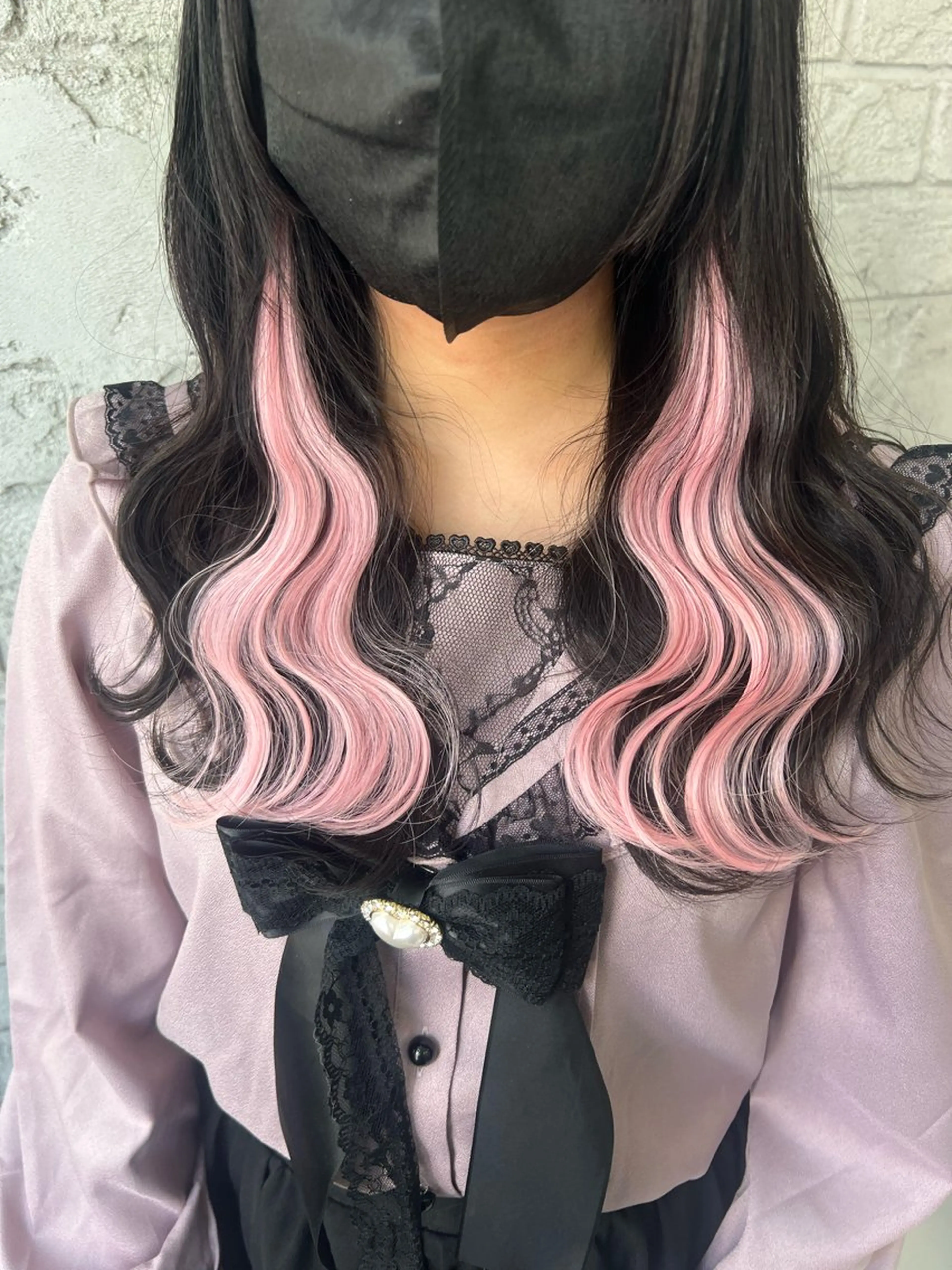 セミロング エクステ エクステ＆艶カラー 🎀YURINA🎀のヘアスタイル