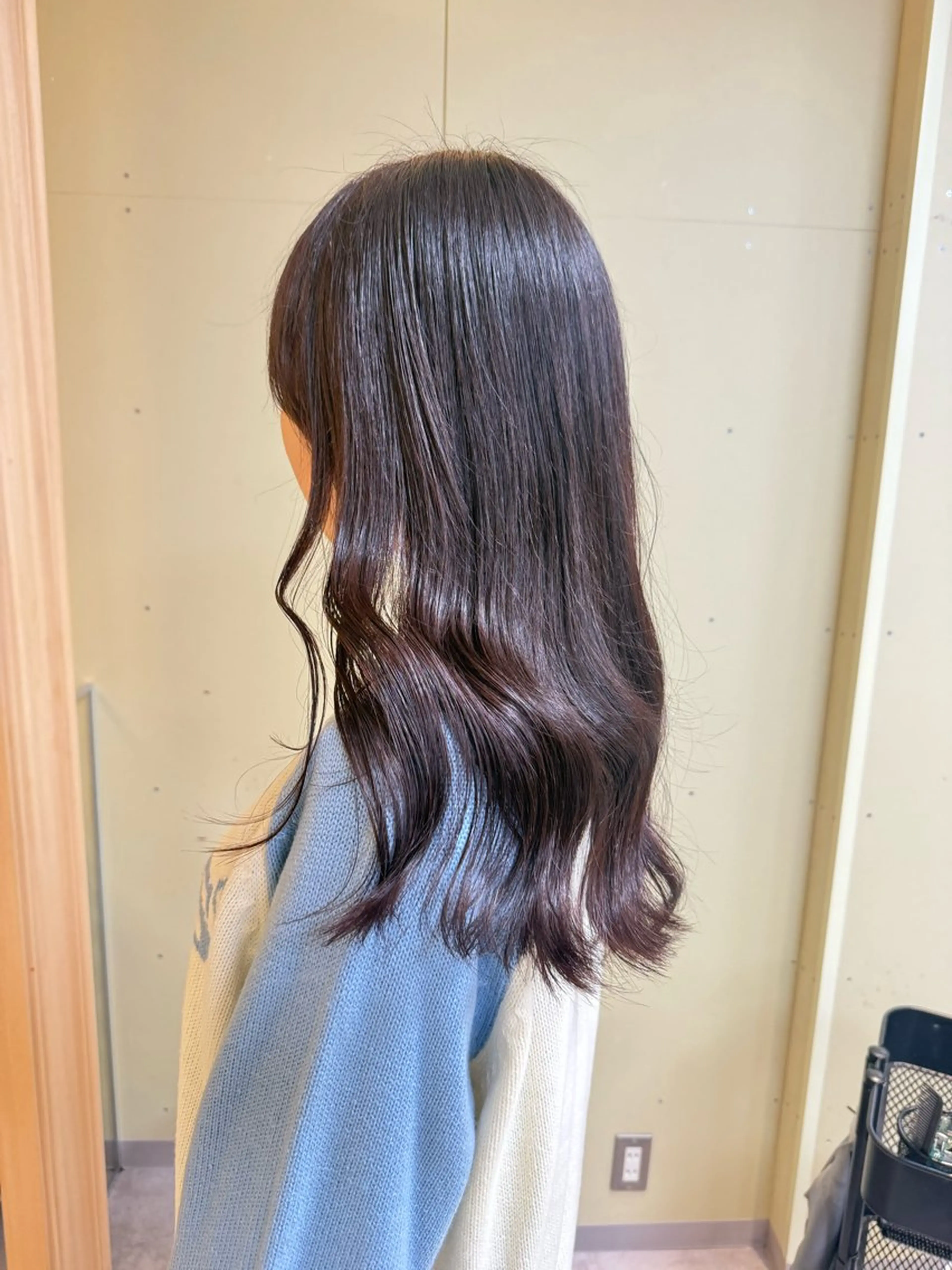 セミロング カラー カット ヘアカラー トリートメント 伶風/ボブ/ ハッシュカットのヘアスタイル