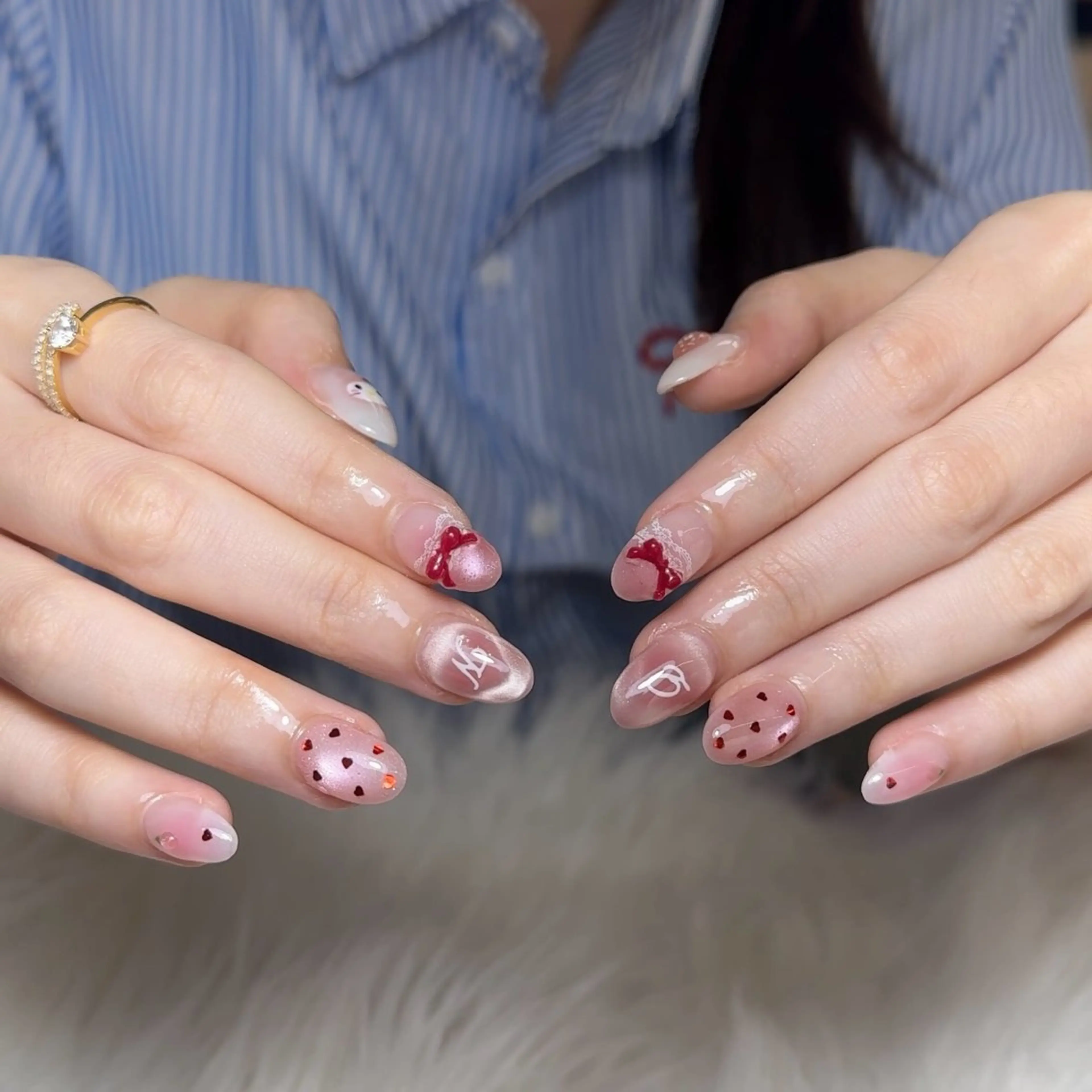 ネイル ワンホンネイル ハンドネイル AKIKO NAILのネイルデザイン