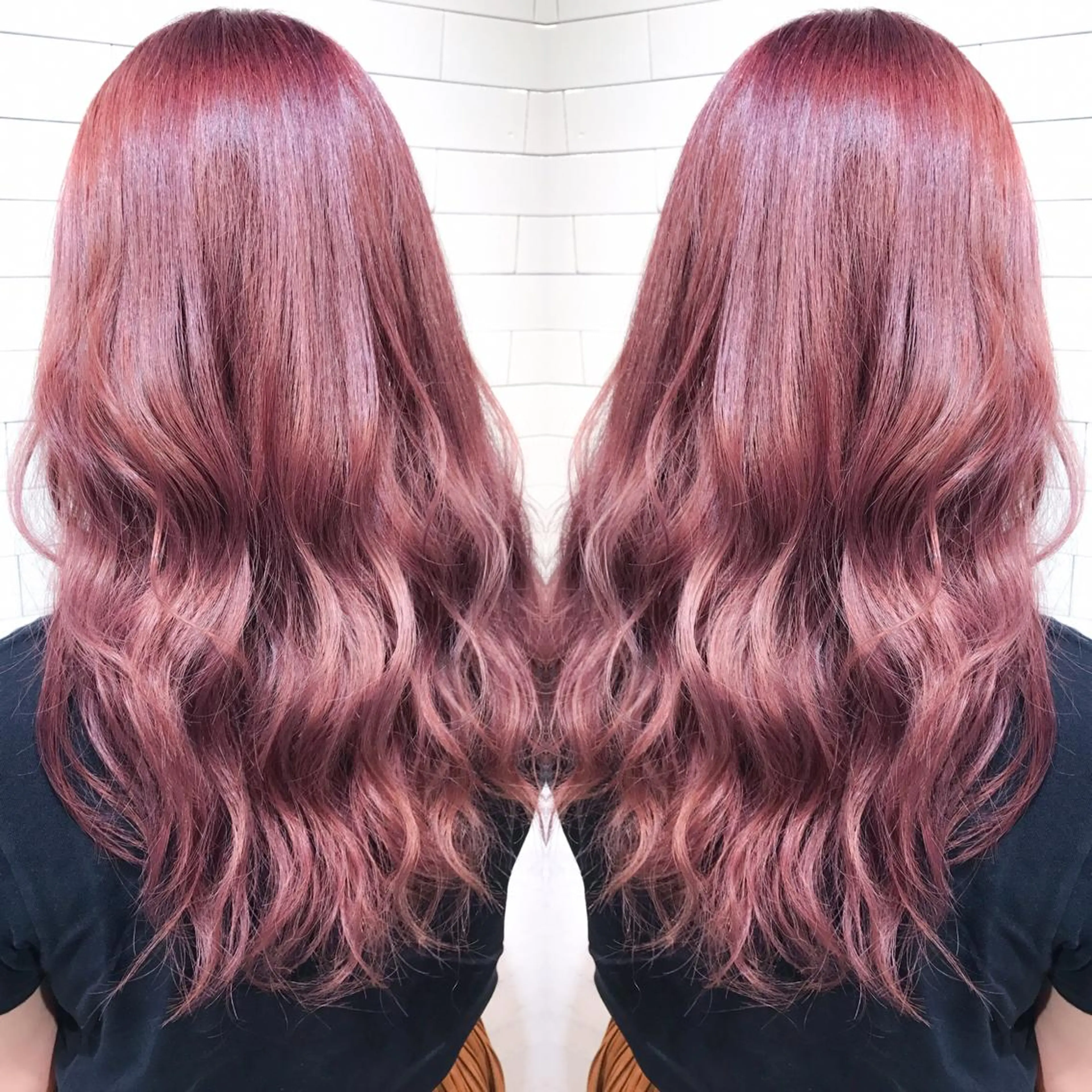 ロング カラー ラベンダーカラー ラベンダーピンク ピンクカラー 🧡ショートの達人 🧡SHOのヘアスタイル