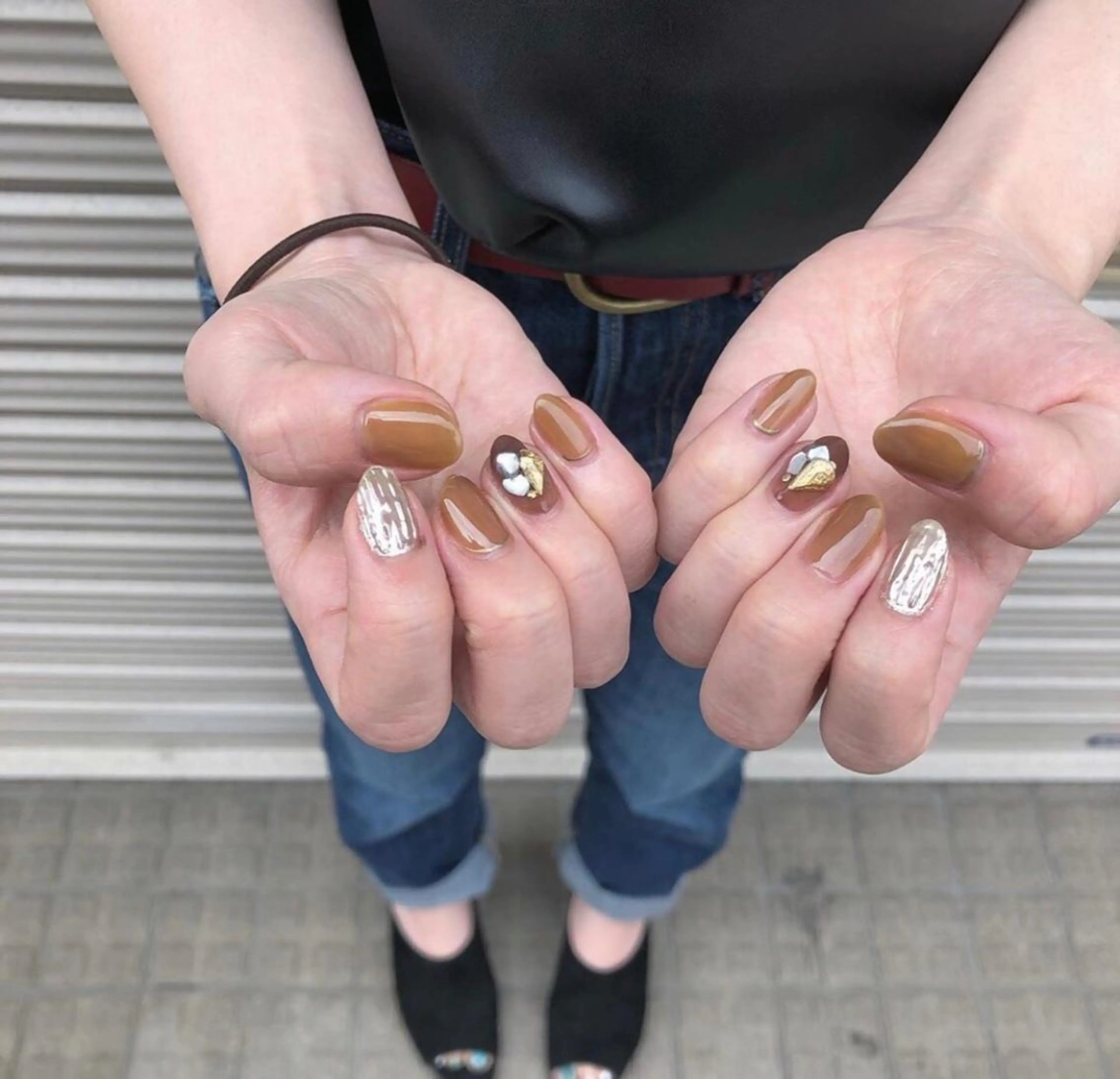 ネイル ニュアンスネイル nail salon granveilのネイルデザイン