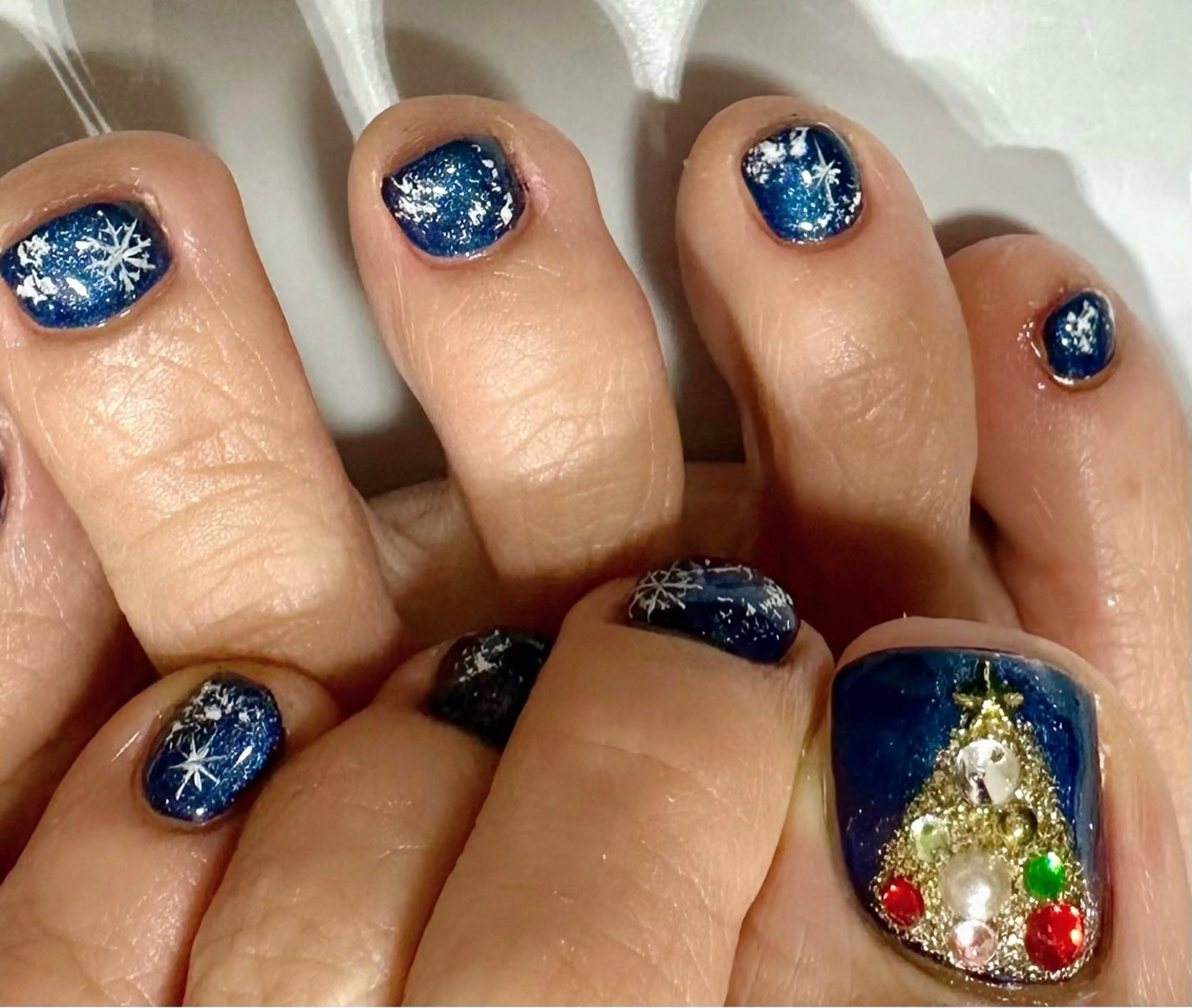 ネイル アートネイル チークネイル キラキラネイル ラメ(グリッター) マグネットネイル M.N_ nailのネイルデザイン