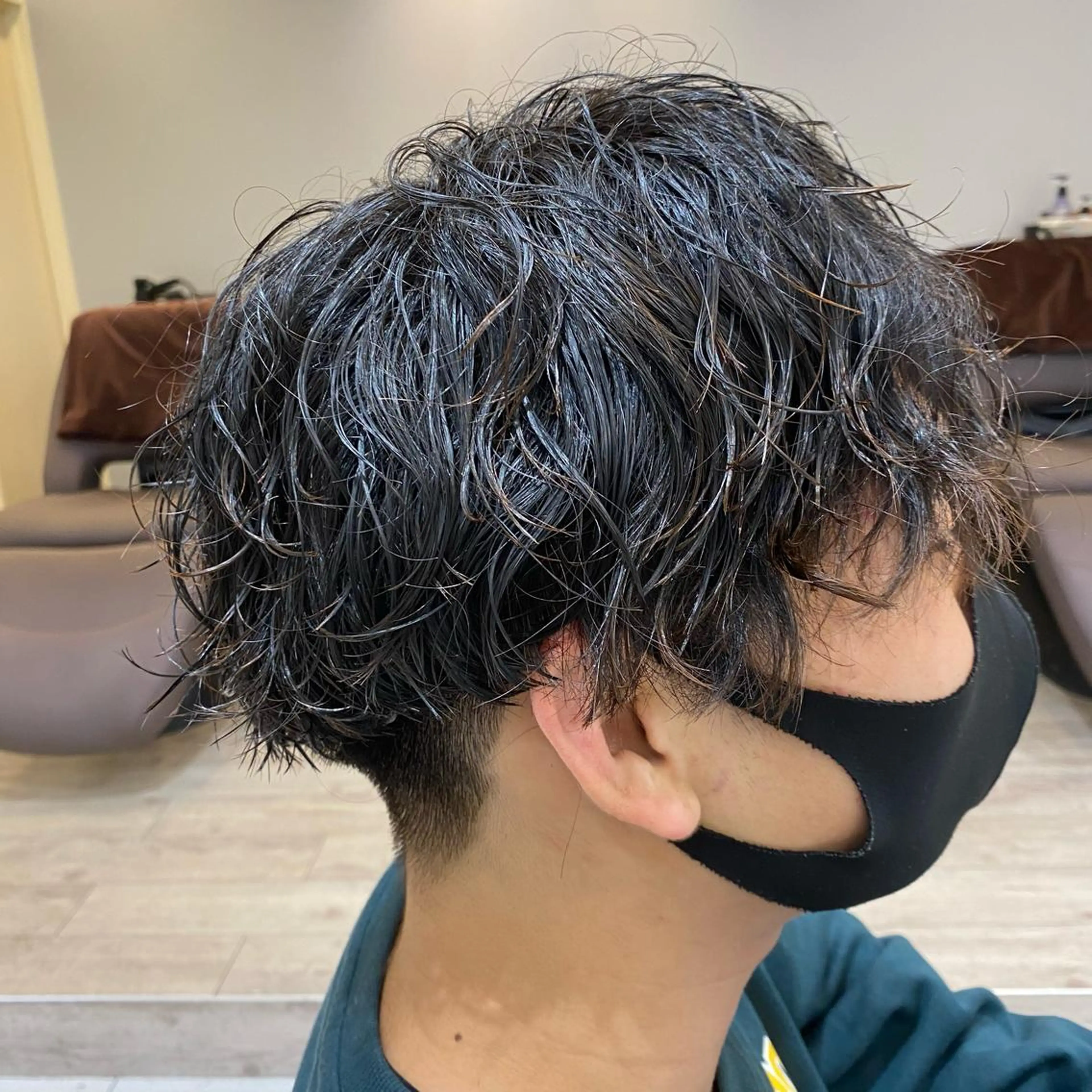 パーマ メンズ メンズパーマ スパイラルパーマ メンズサロンGRIT 店長　深山一平のヘアスタイル