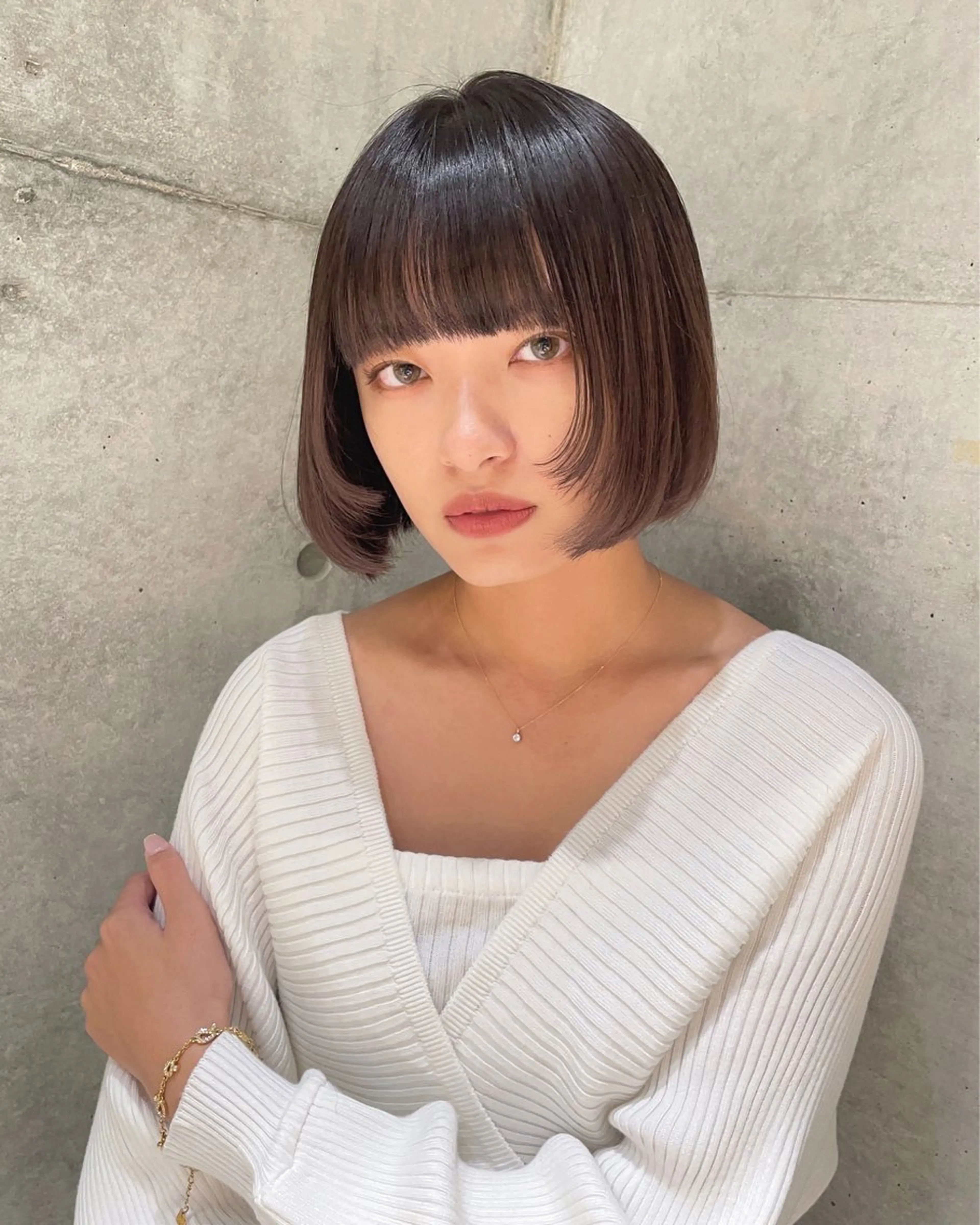 ショート カラー ヘアアレンジ 韓国ヘア/レイヤー Londエレンのヘアスタイル