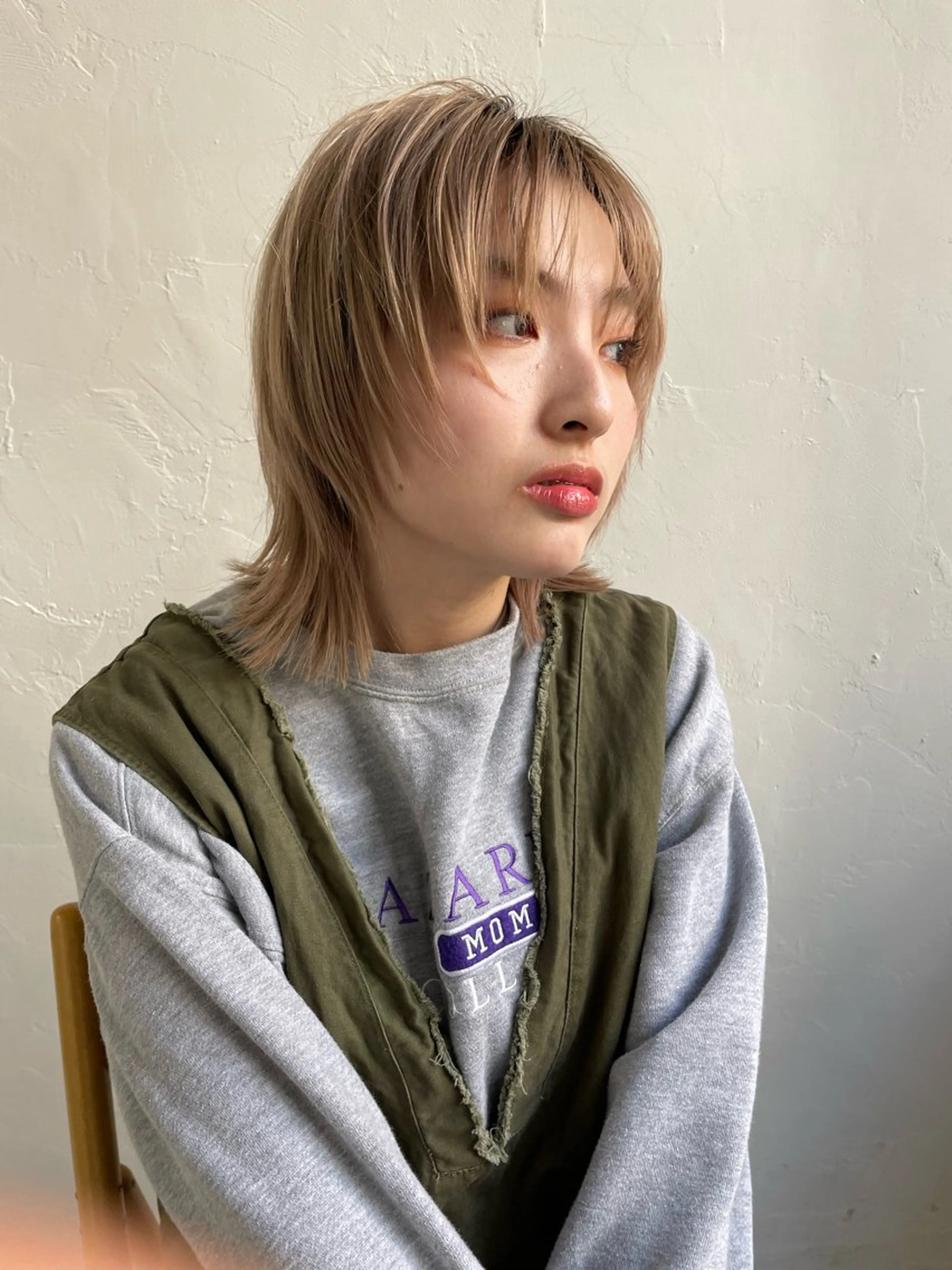 セミロング カラー カット ヘアカラー 弱酸性ストレート 髪質改善/小野寺のヘアスタイル