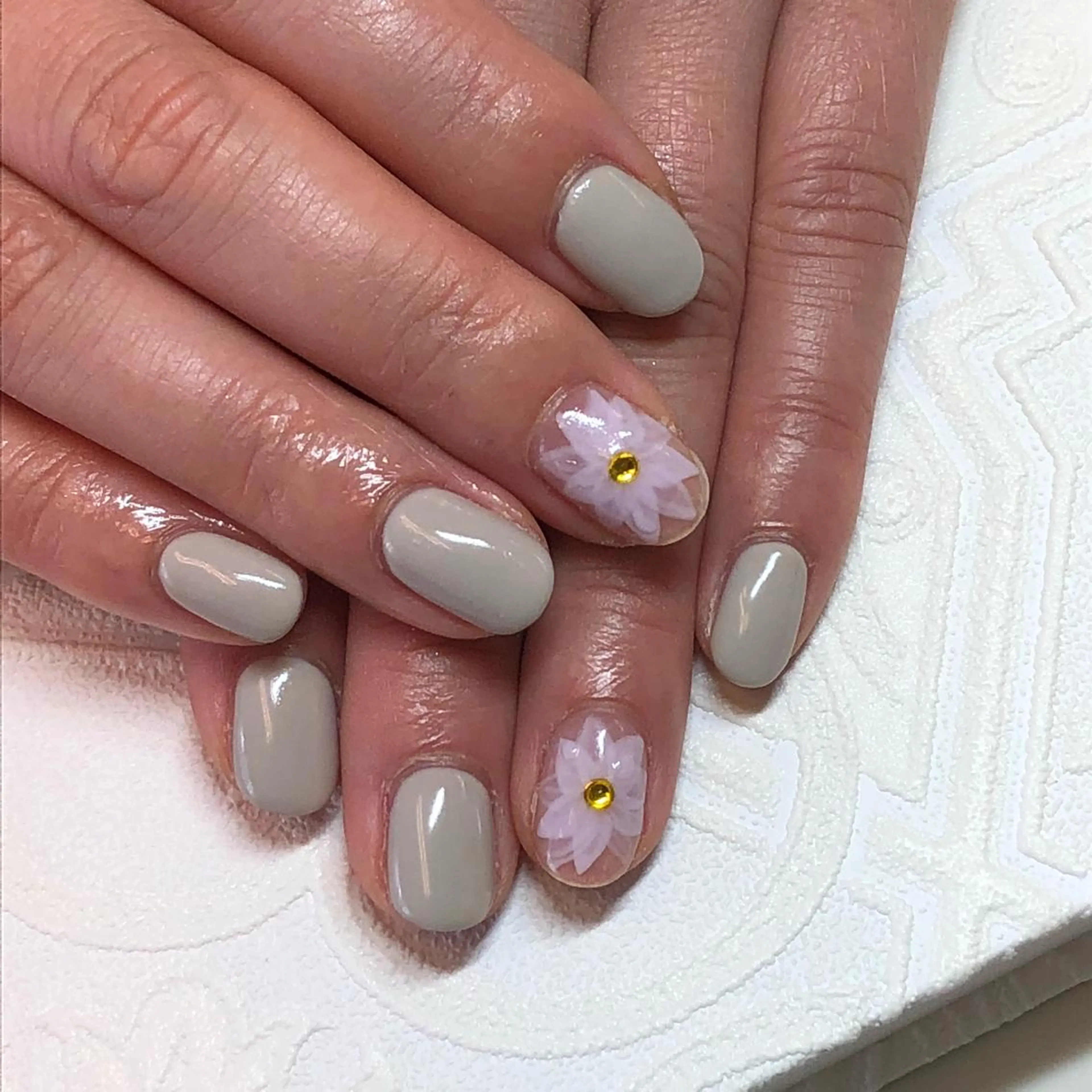 ネイル アートネイル フラワーネイル オフィスネイル KIREIE NAILSのネイルデザイン